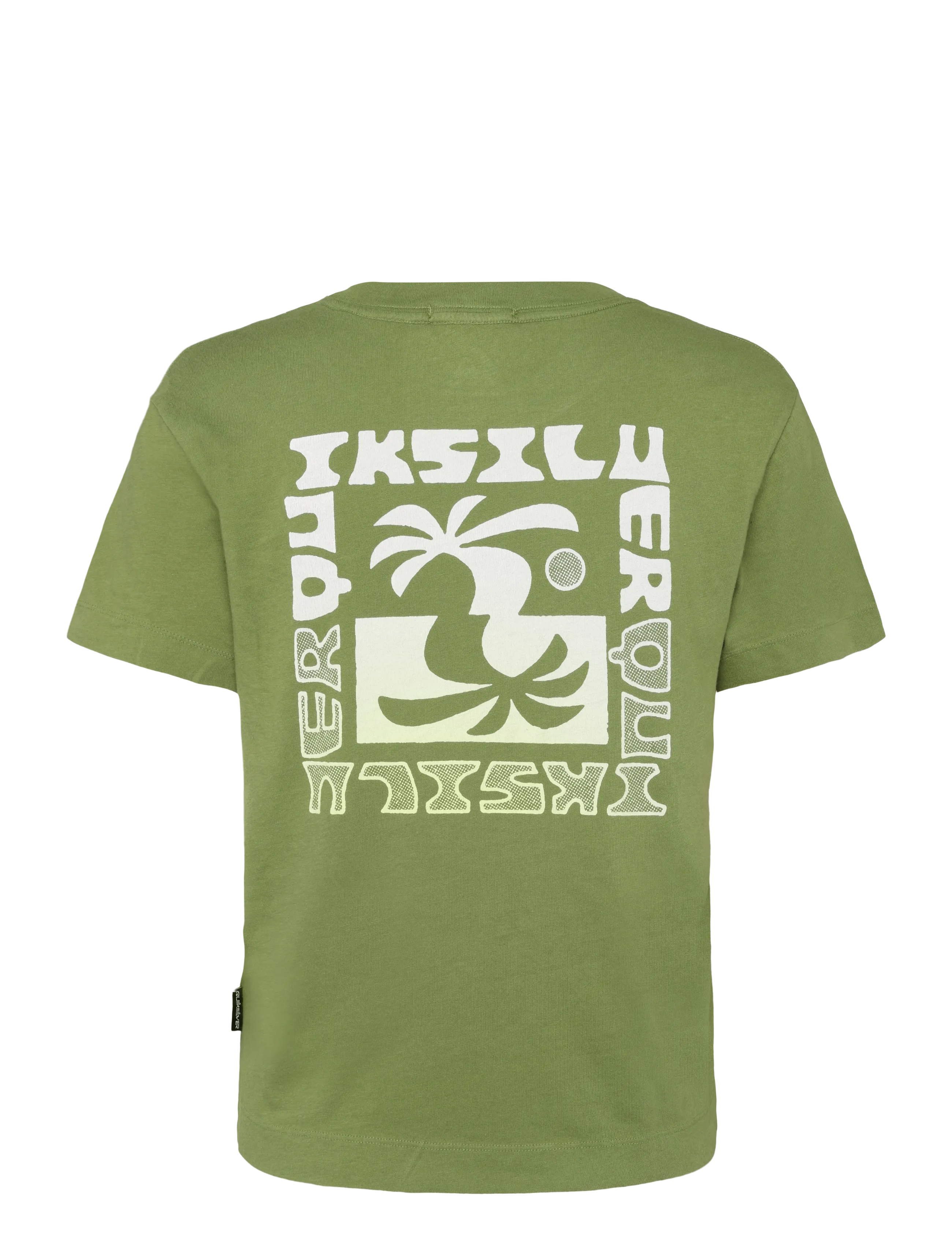 Quiksilver - STANDARD SS TEE - t-shirts - calliste green - 1