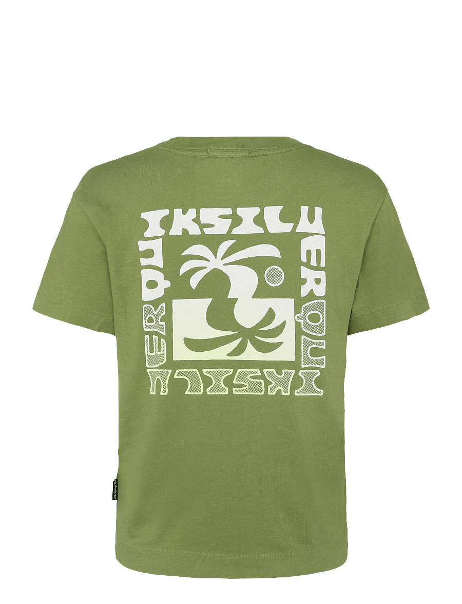 Quiksilver - STANDARD SS TEE - t-shirts - calliste green - 2