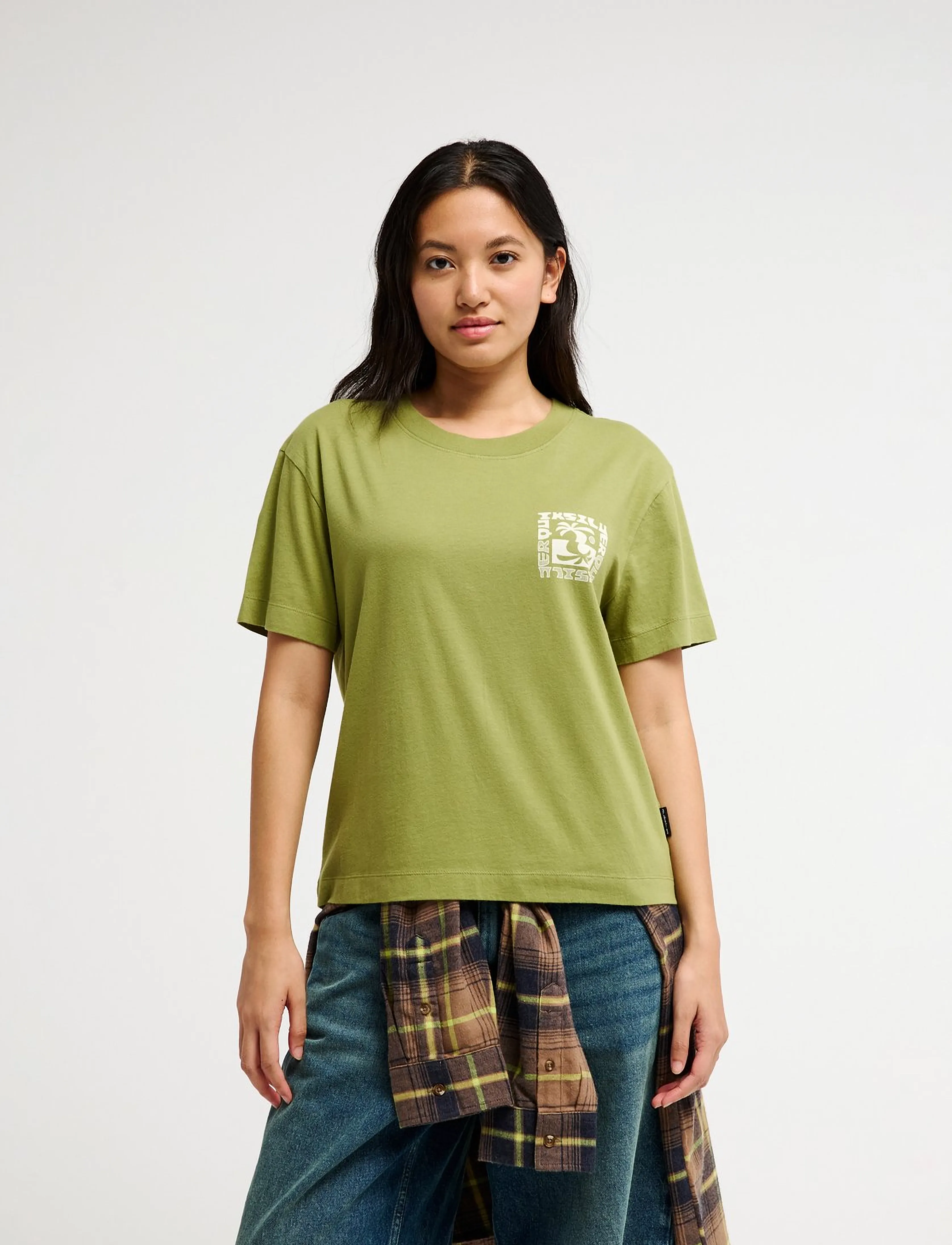 Quiksilver - STANDARD SS TEE - madalaimad hinnad - calliste green - 0