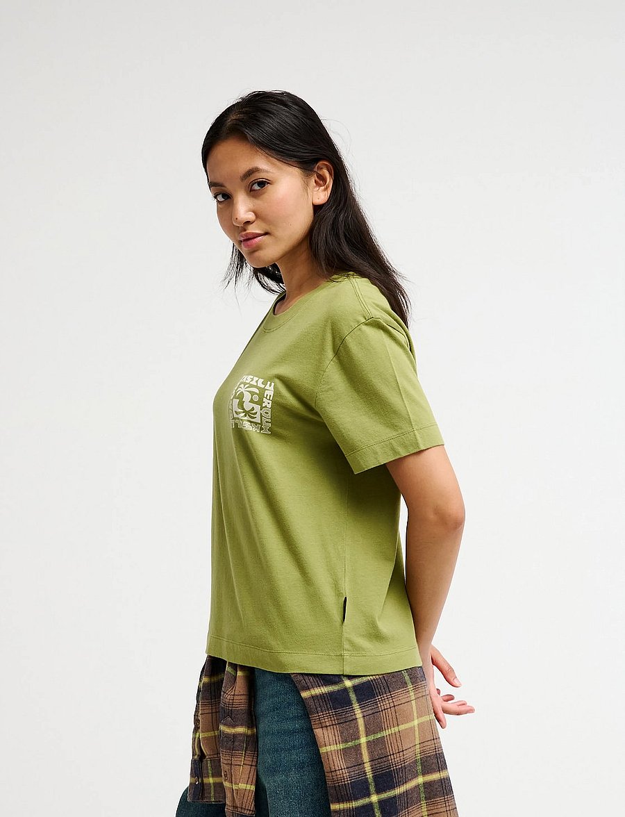 Quiksilver - STANDARD SS TEE - t-shirts - calliste green - 5