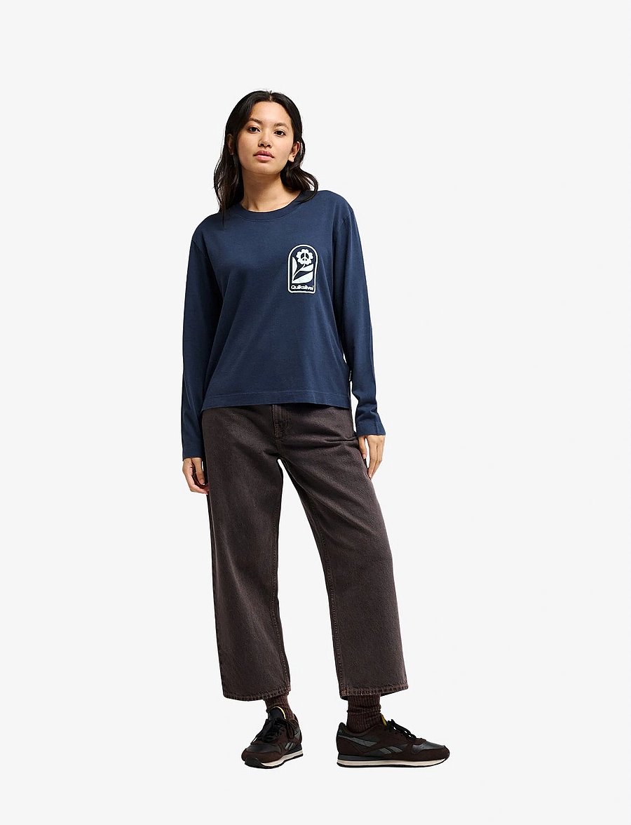 Quiksilver - STANDARD LS TEE - langarmshirts - dark navy - 4