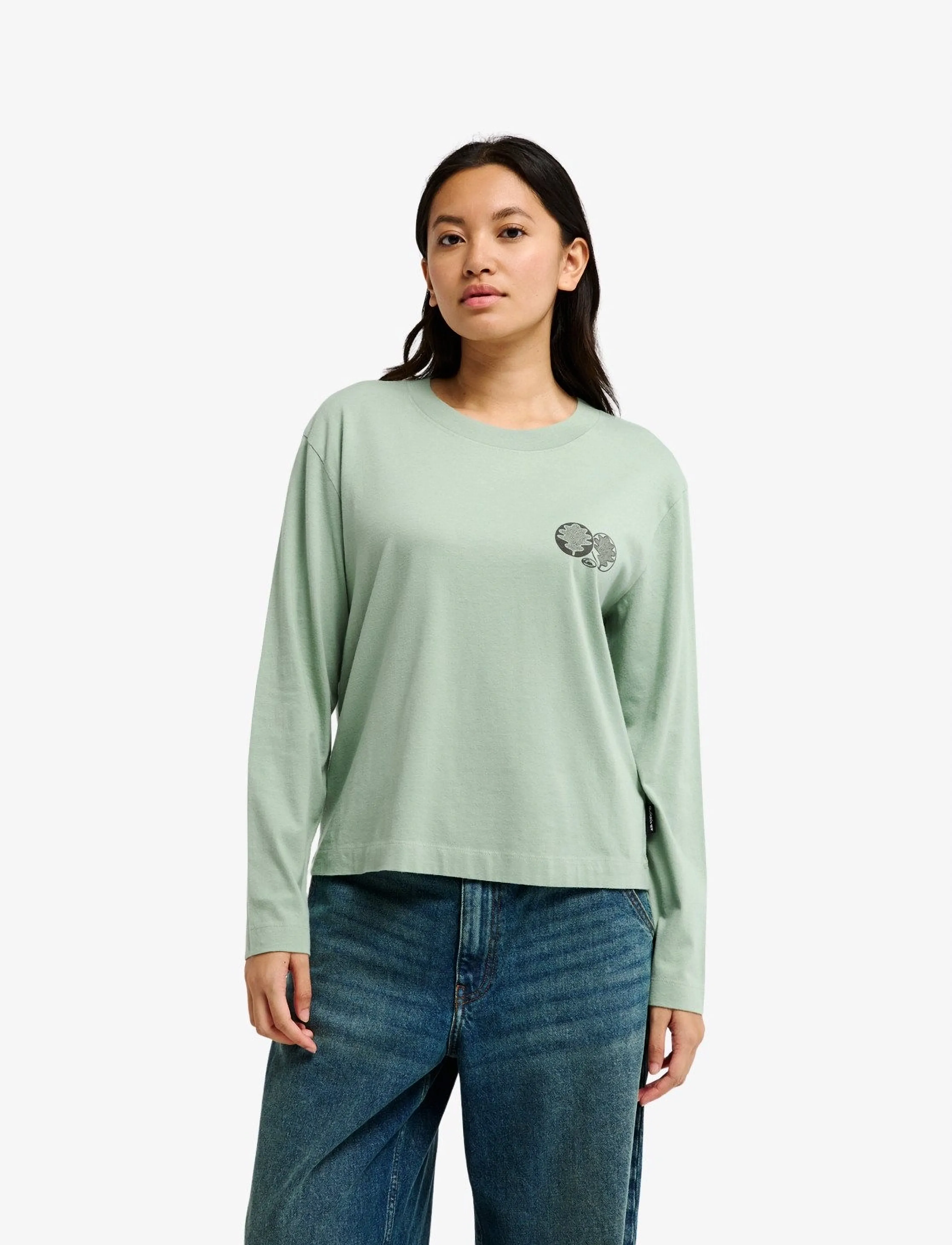 Quiksilver STANDARD LS TEE - T-särgid ja topid - ICEBERG GREEN / green