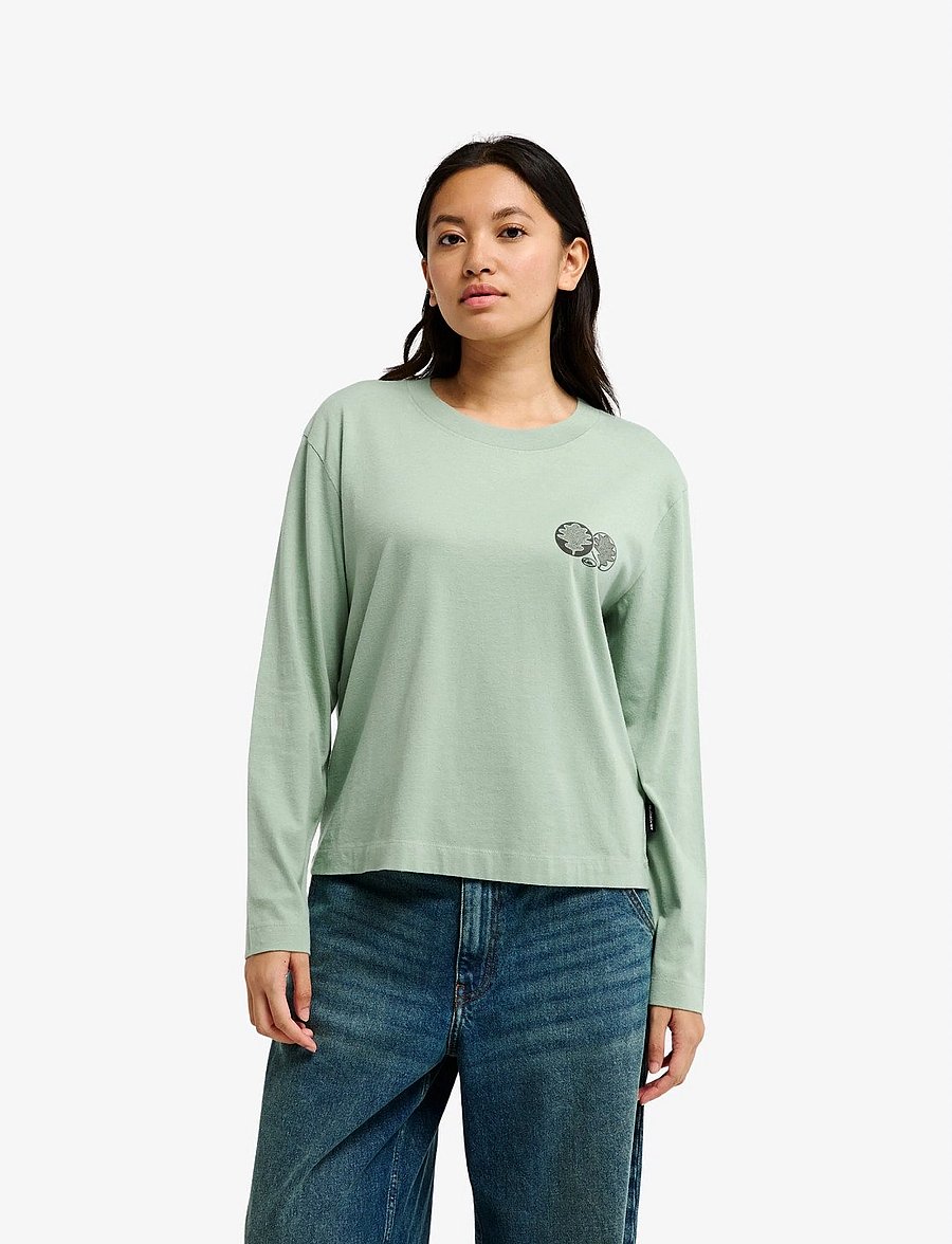 Quiksilver - STANDARD LS TEE - langarmshirts - iceberg green - 0