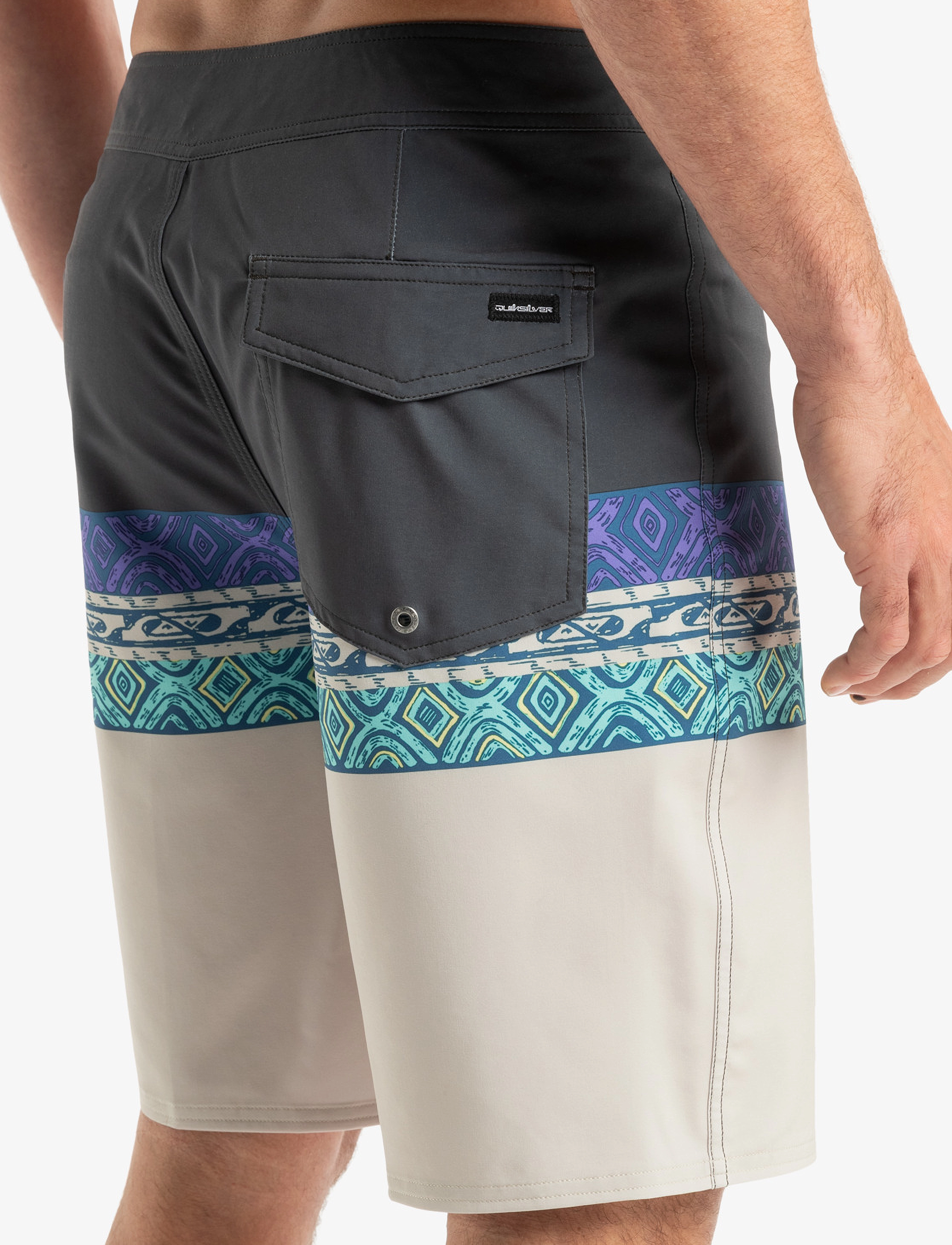 Quiksilver SURFSILK STRAIGHT LEG 20 - Streetstyle - GLOBAL HEAT DUSTED PERI - PMG6 / multi