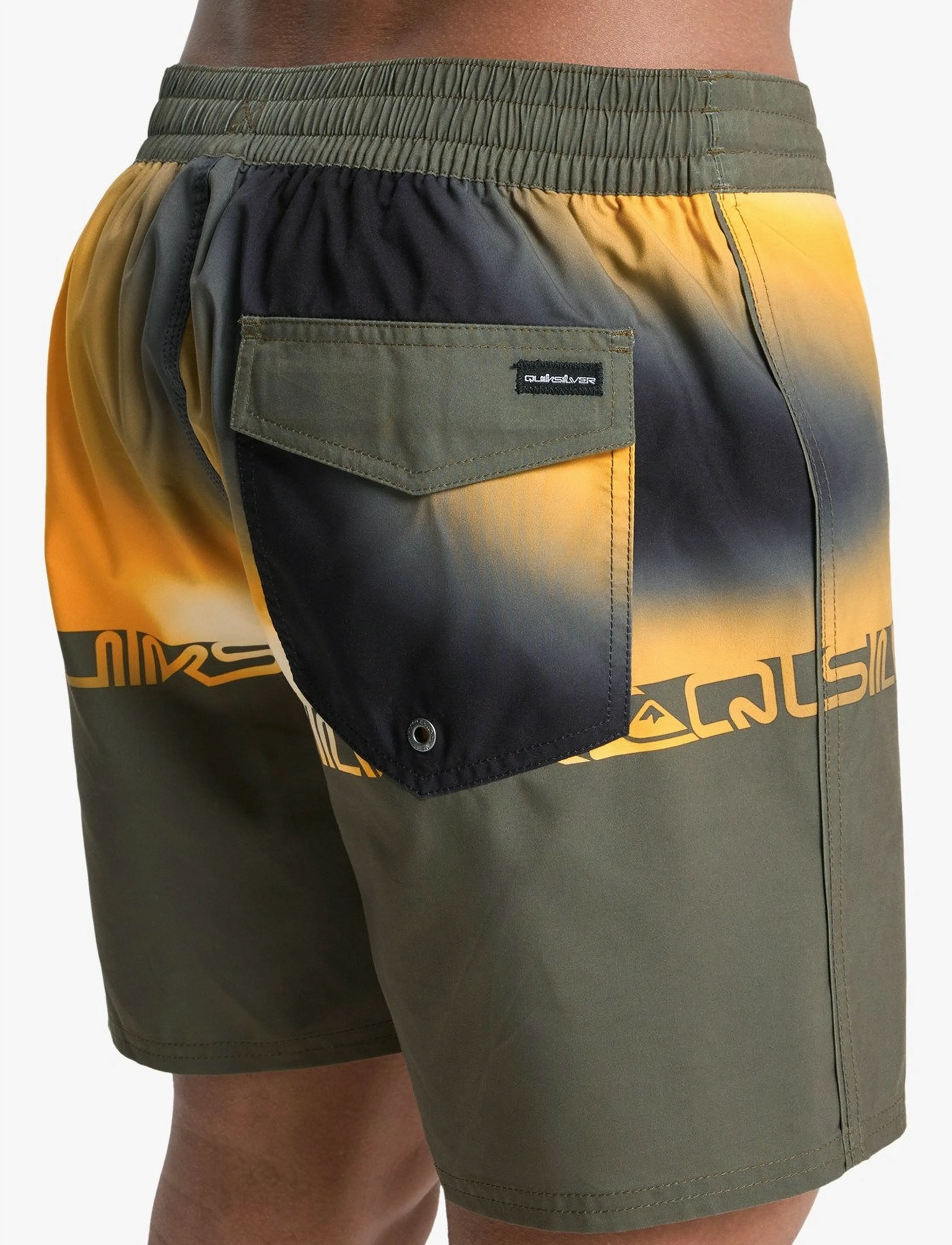 Quiksilver EVERYDAY HALF JAM 16 - Kleidung - GRAPE LEAF WORDBLOCK / khaki/green