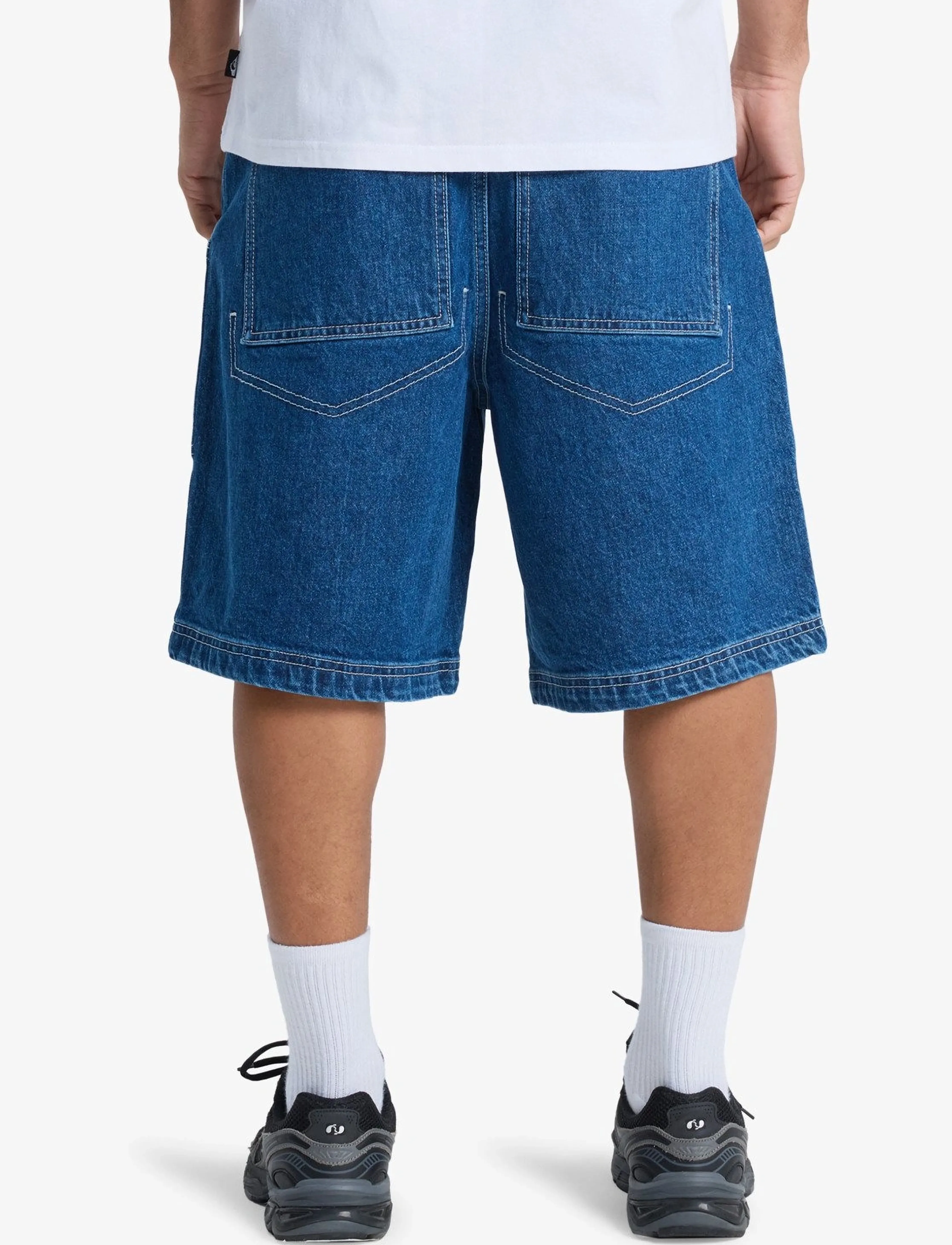 Quiksilver - MERCURY DENIM SHORT - lühikesed spordipüksid - stone indigo - 3