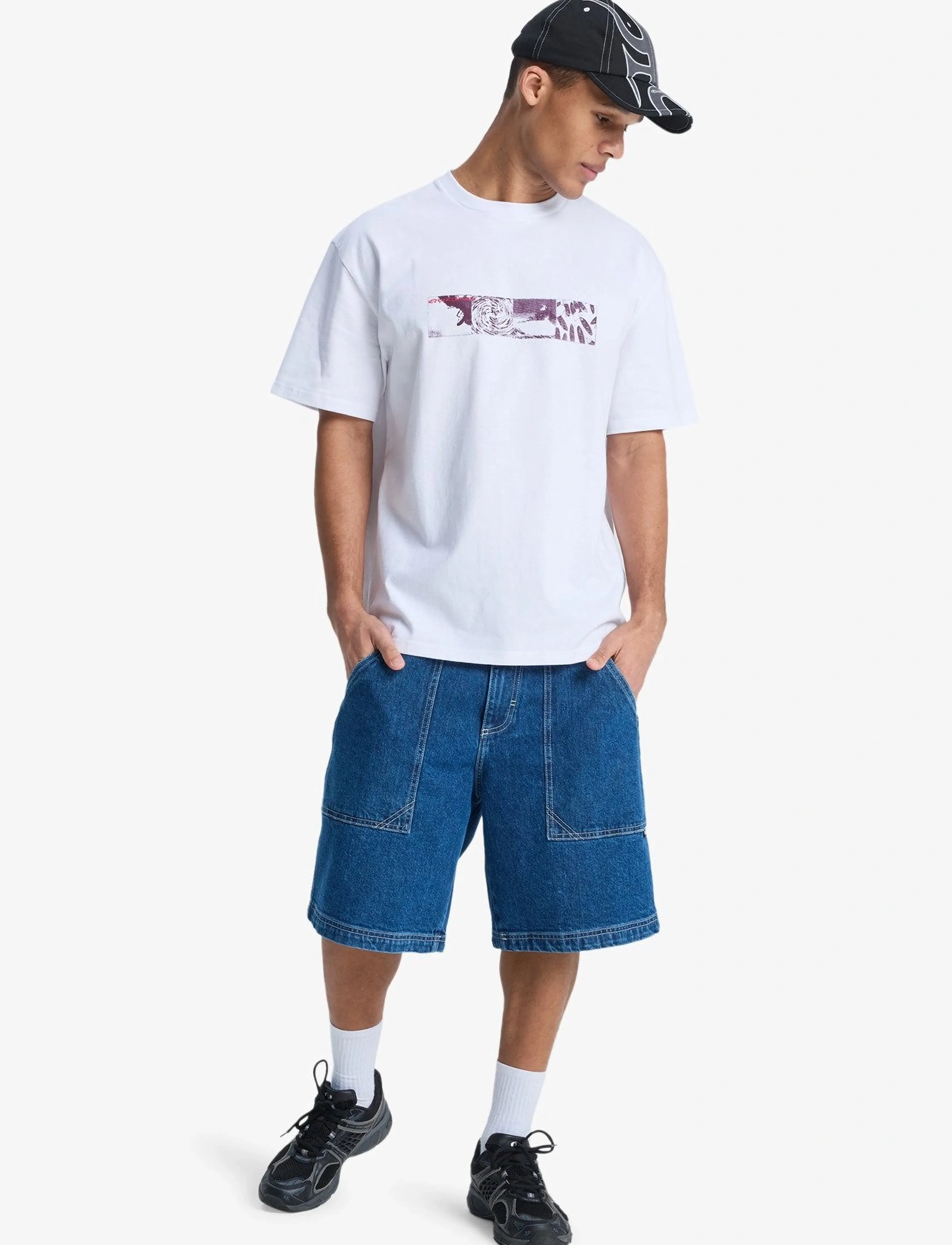 Quiksilver - MERCURY DENIM SHORT - lühikesed spordipüksid - stone indigo - 4