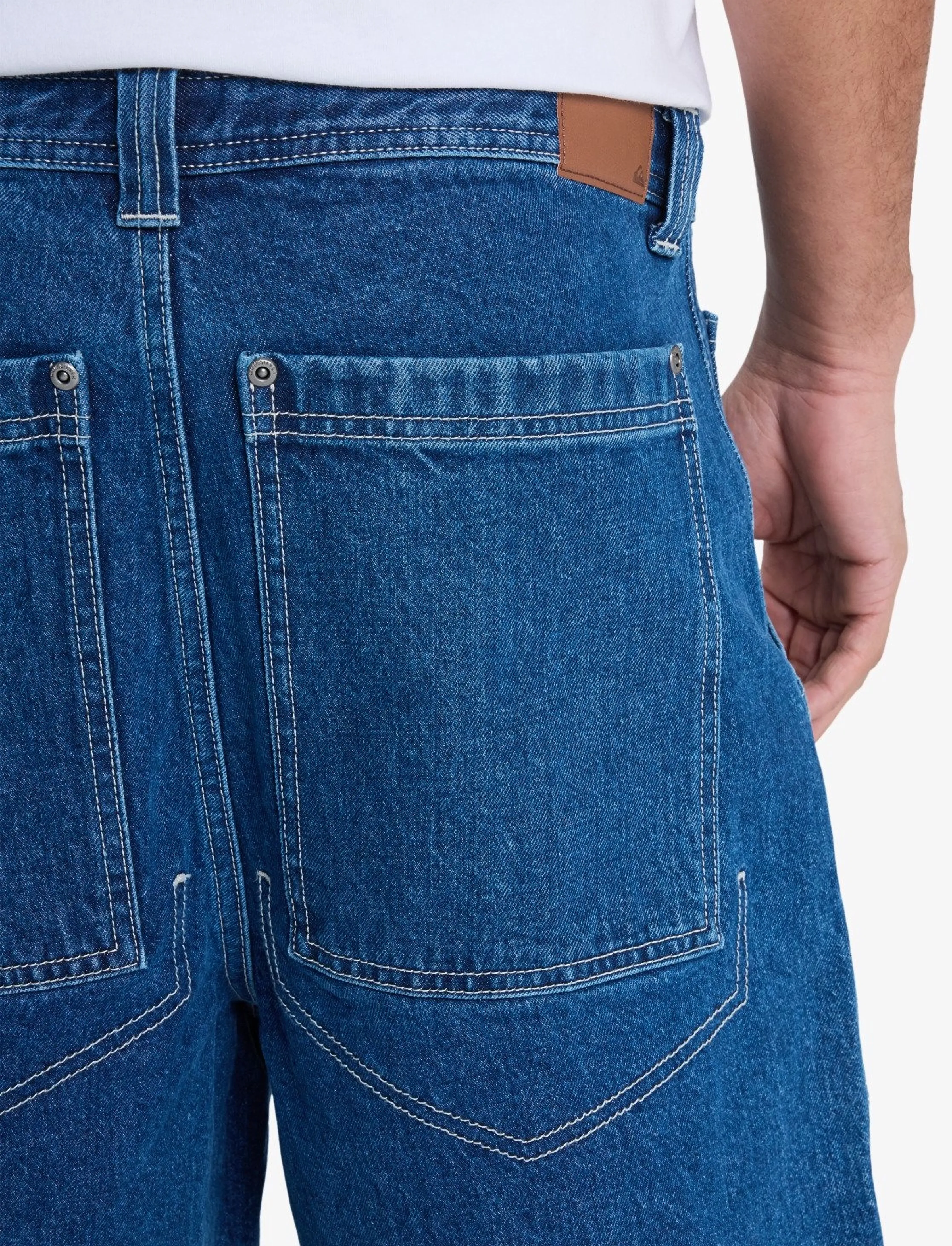 Quiksilver MERCURY DENIM SHORT - Tänavastiil - STONE INDIGO / blue