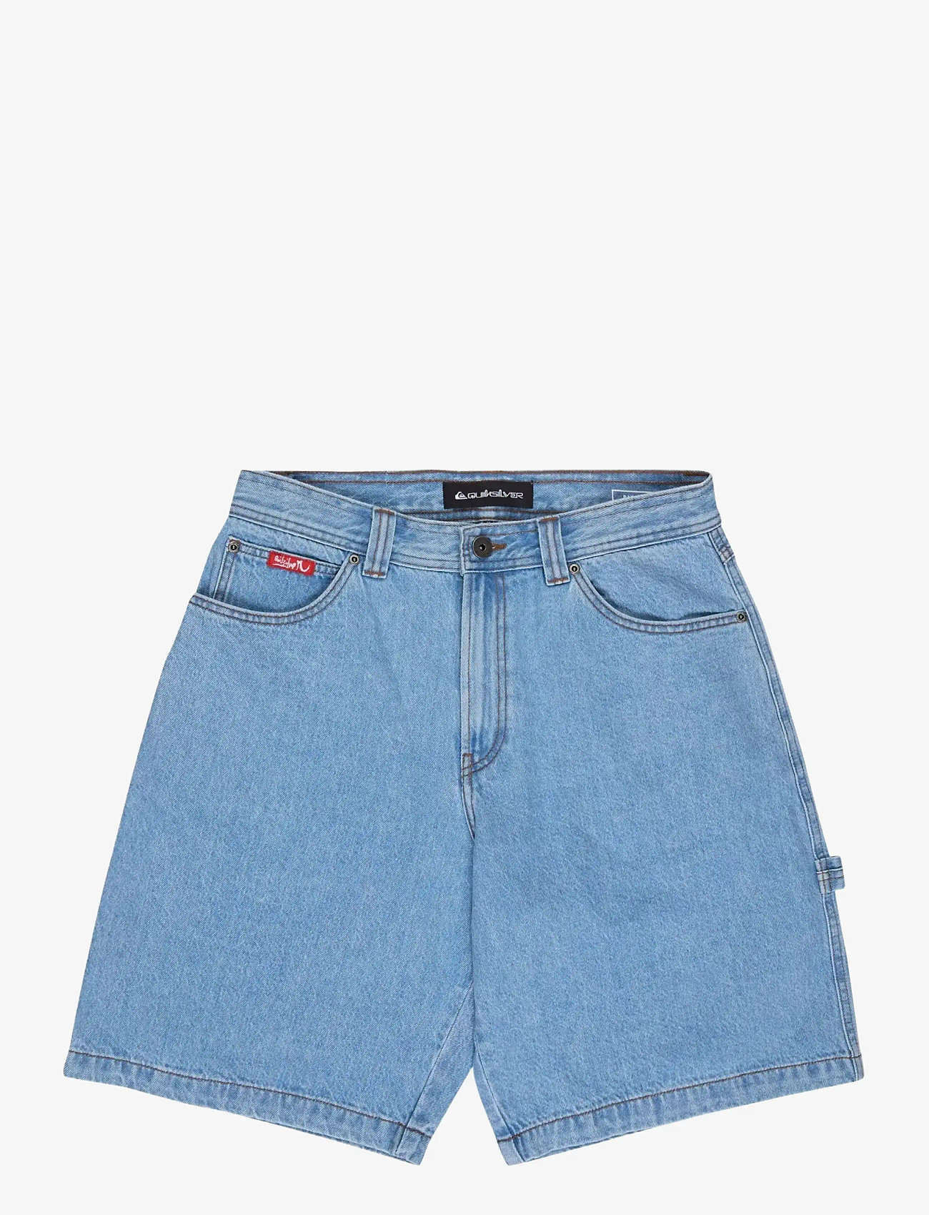 Quiksilver - YG BAGGY DENIM SHORT - nederdelar - indigo light - 1