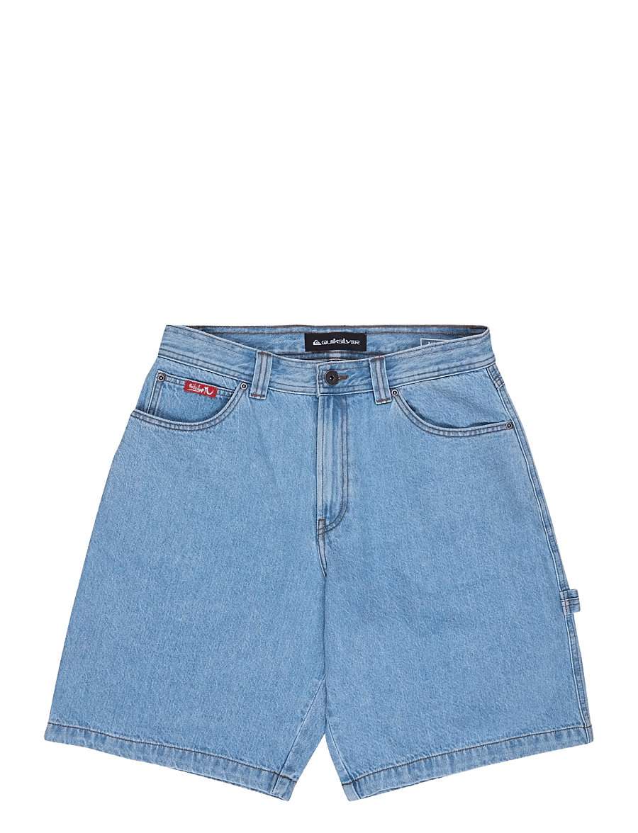 Quiksilver - YG BAGGY DENIM SHORT - freizeit shorts - indigo light - 1