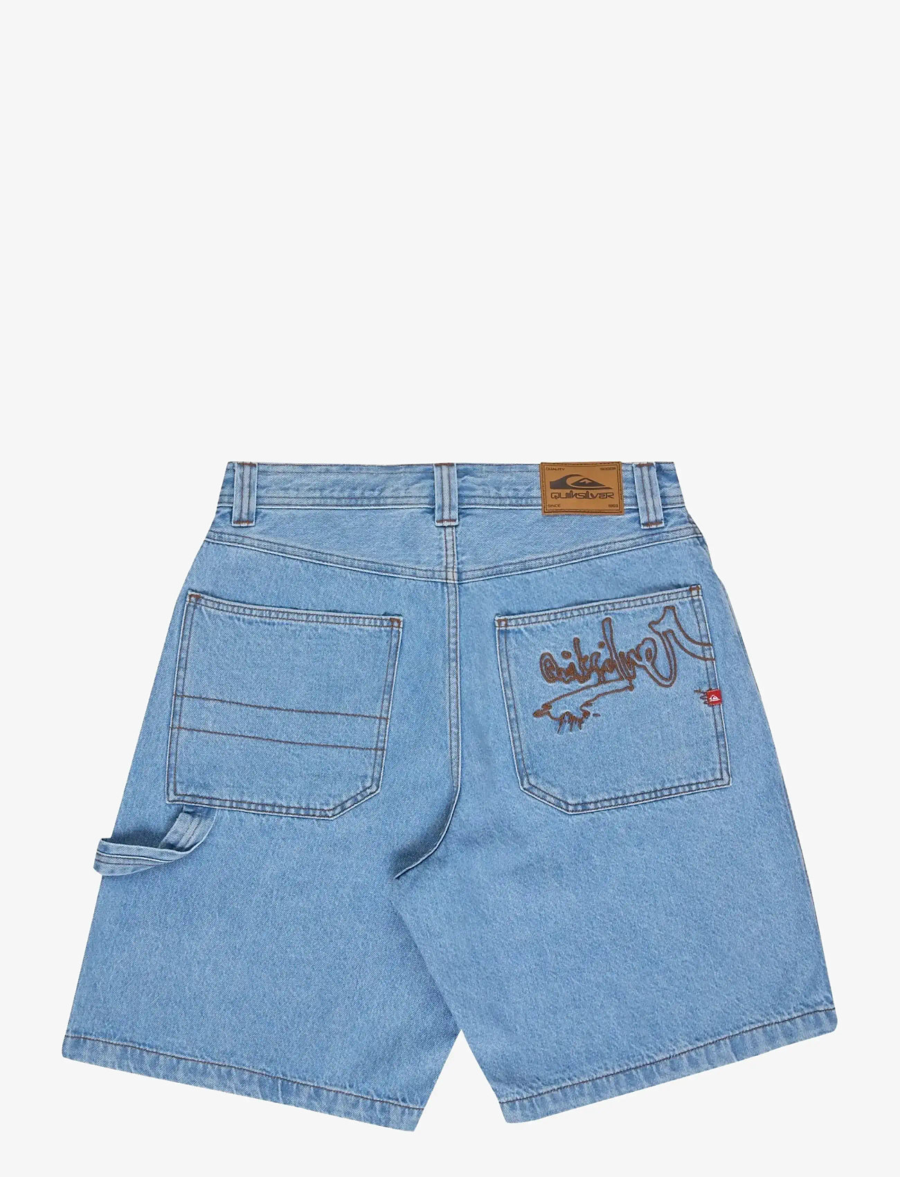 Quiksilver - YG BAGGY DENIM SHORT - nederdelar - indigo light - 2
