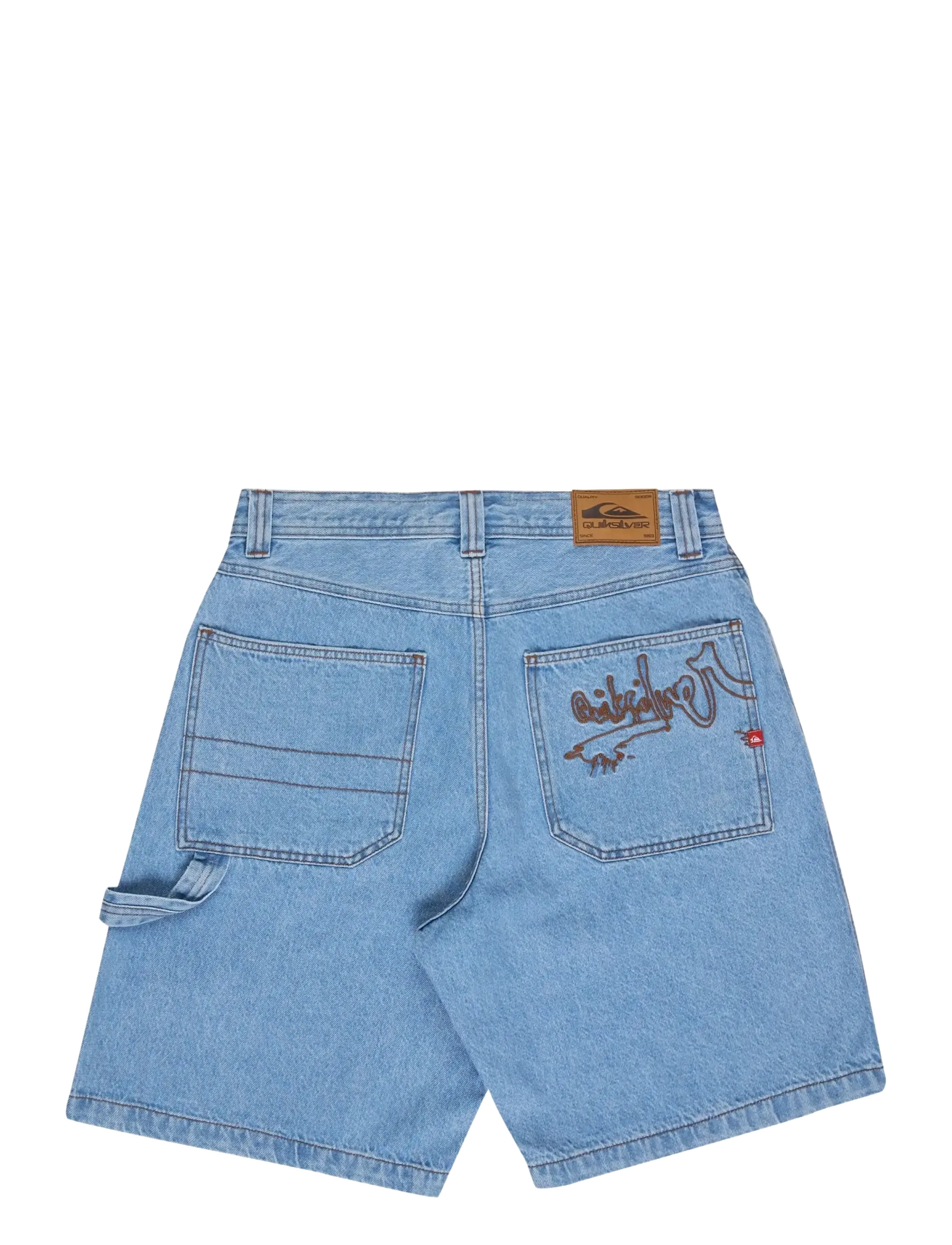 Quiksilver - YG BAGGY DENIM SHORT - bottoms - indigo light - 2