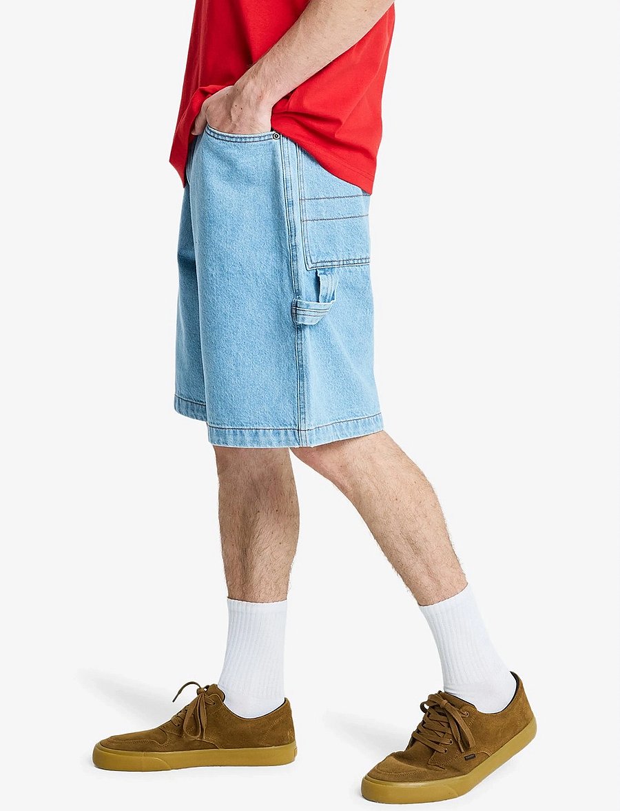 Quiksilver - YG BAGGY DENIM SHORT - freizeit shorts - indigo light - 4