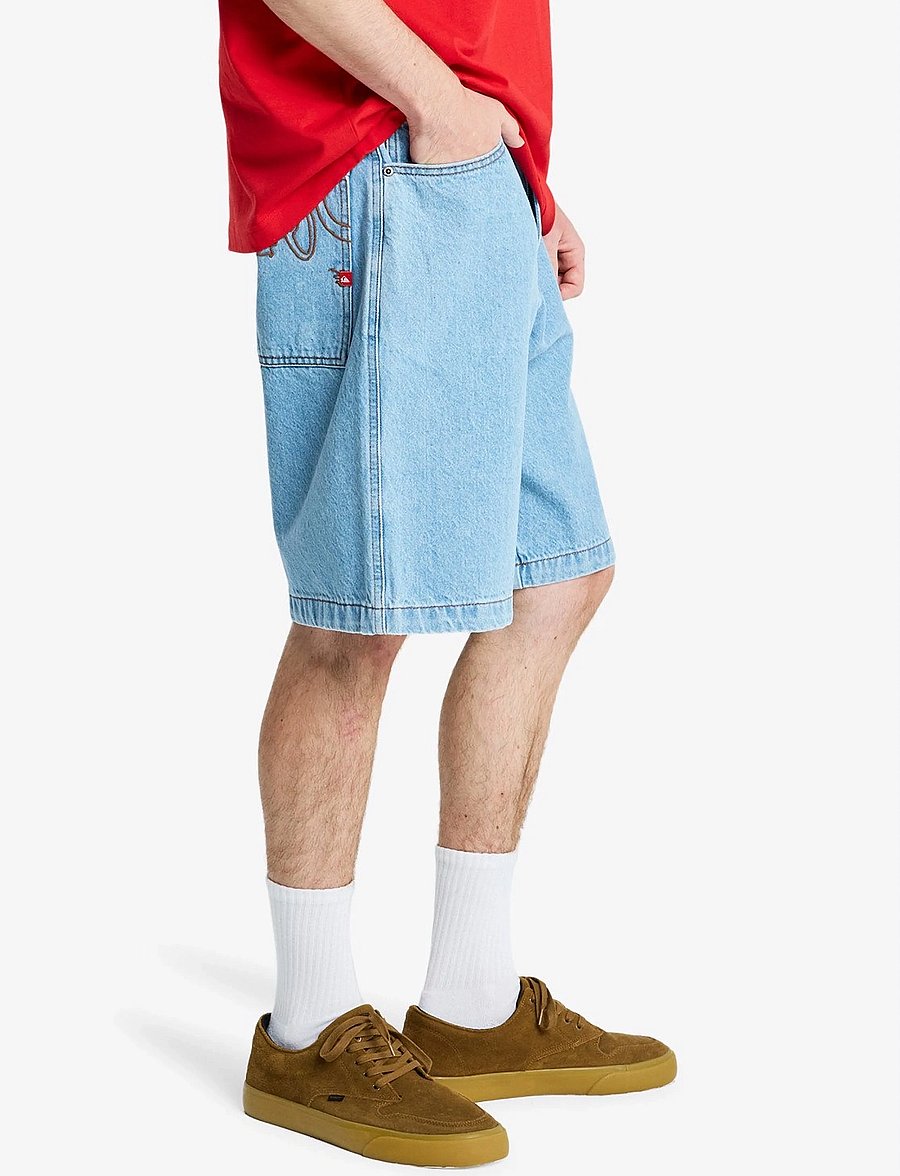 Quiksilver - YG BAGGY DENIM SHORT - freizeit shorts - indigo light - 5