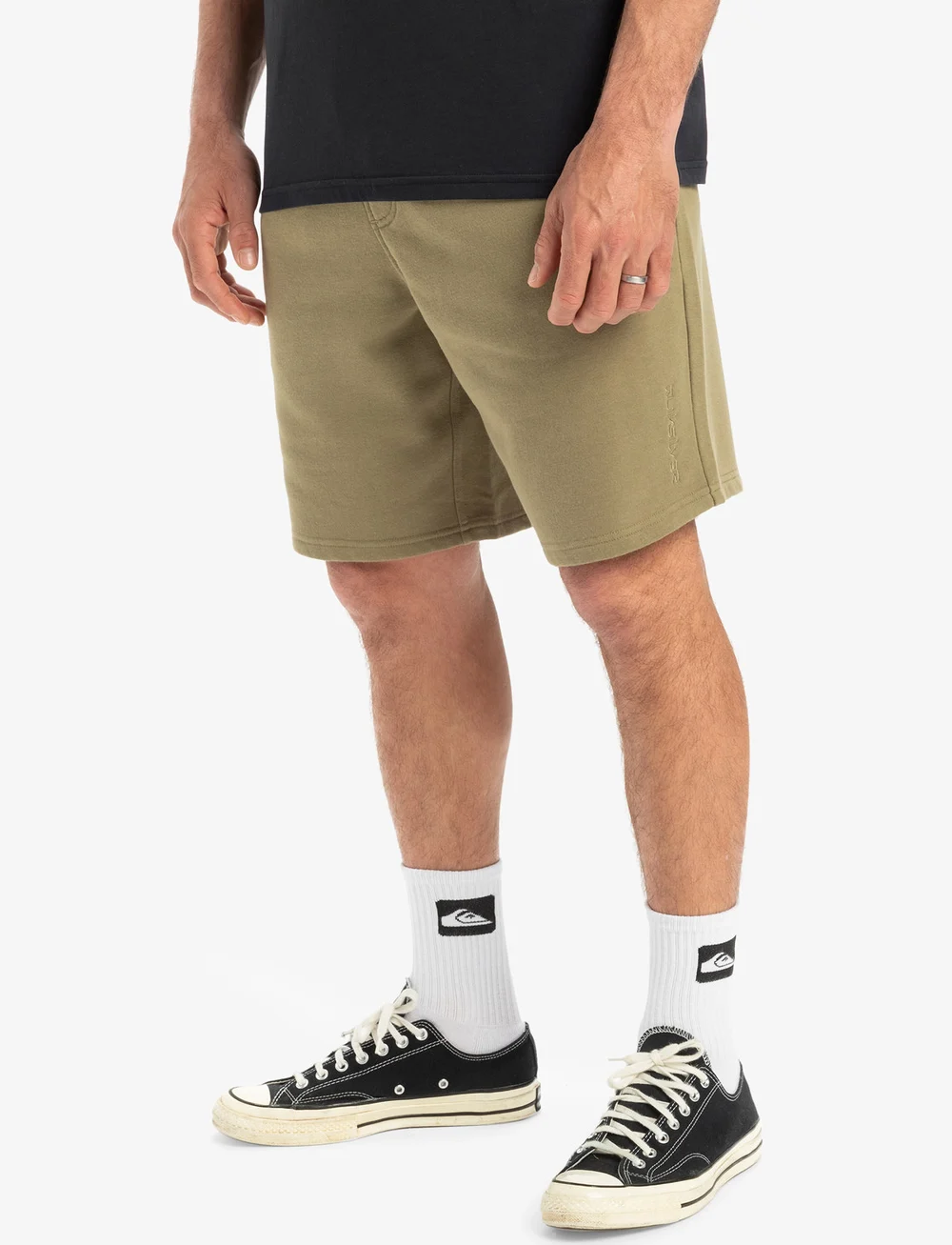 Quiksilver - SALT WATER FLEECE SHORT - hosen - aloe - 5