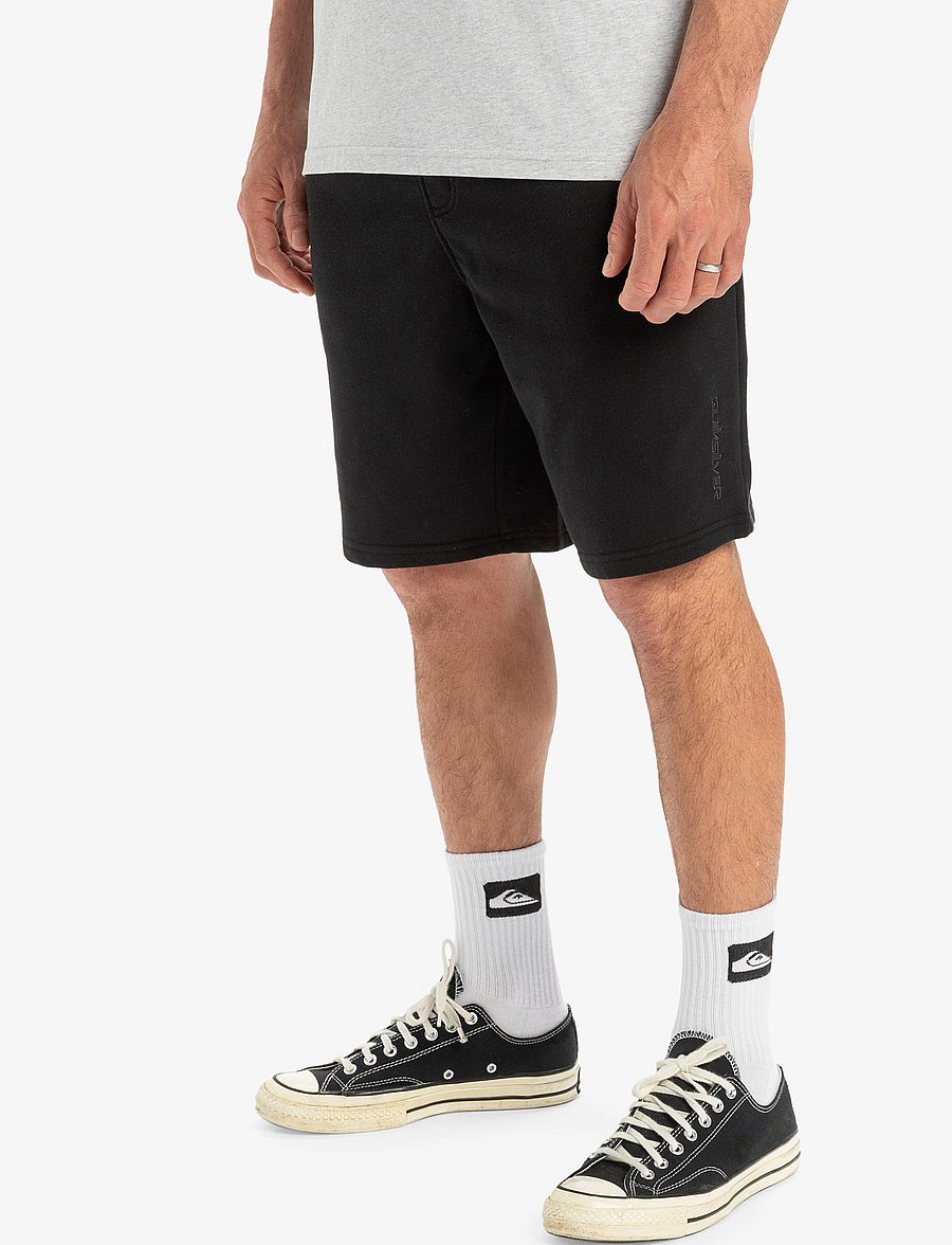 Quiksilver - SALT WATER FLEECE SHORT - püksid - black - 5