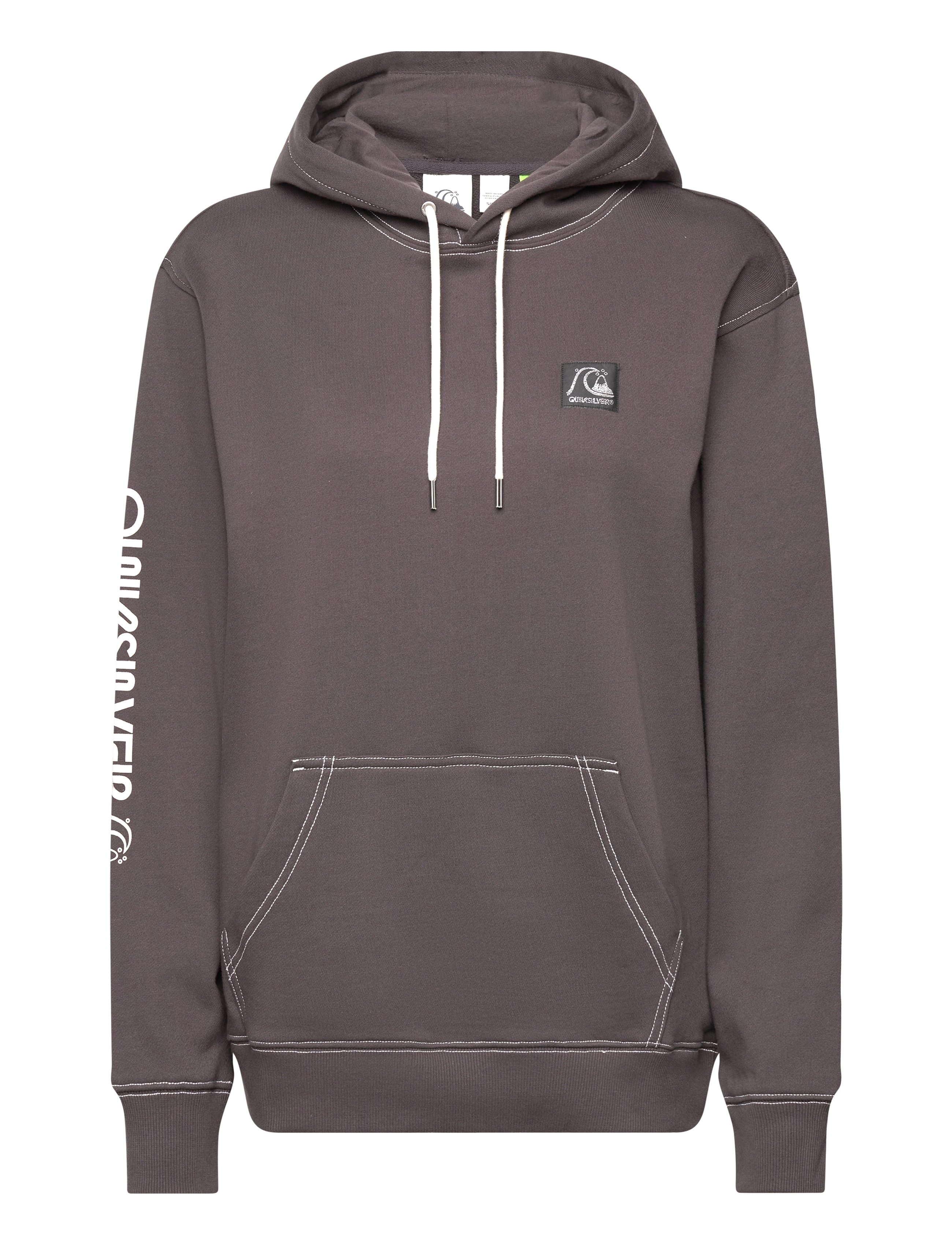 Quiksilver THE ORIGINAL HOOD - Drabužiai - BLACK / brown