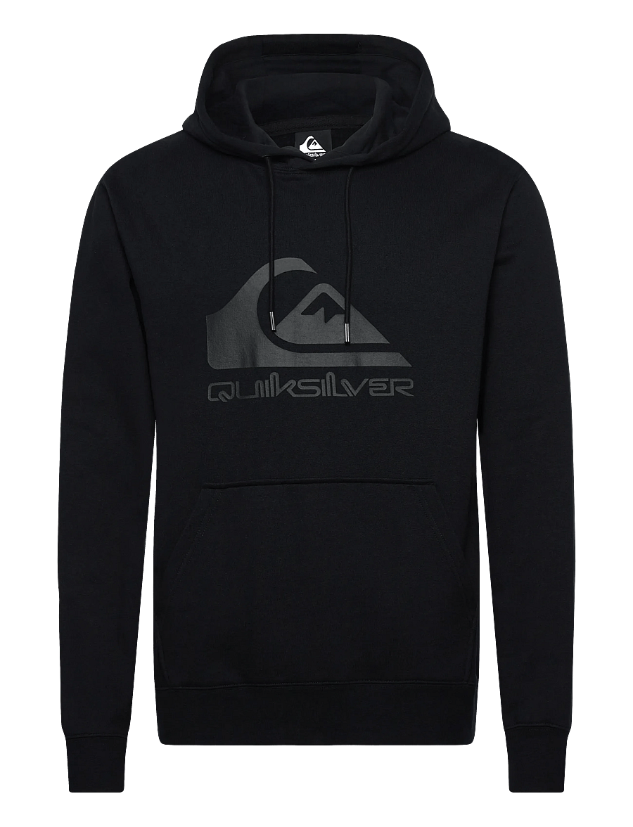 Quiksilver - COMP LOGO HOODIE - huvtröjor - black - 1
