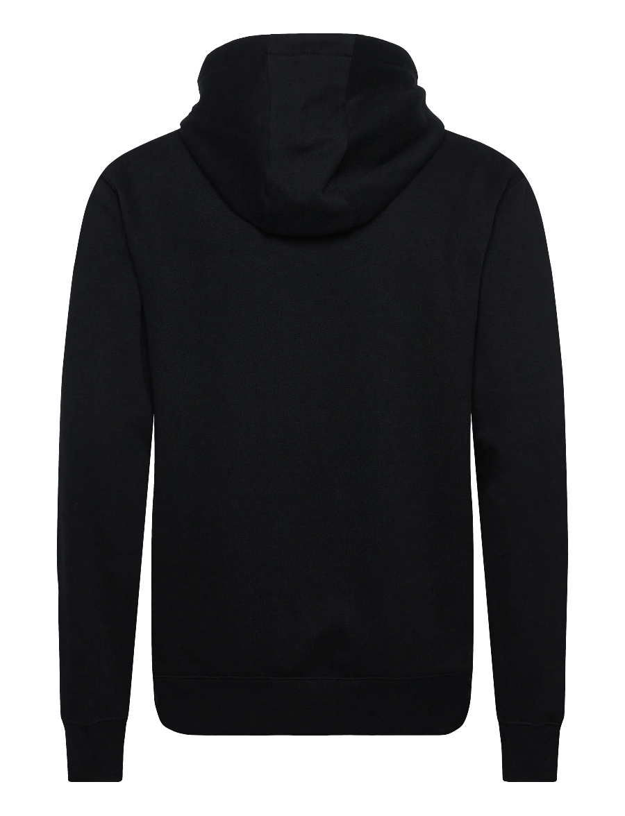Quiksilver - COMP LOGO HOODIE - huvtröjor - black - 2