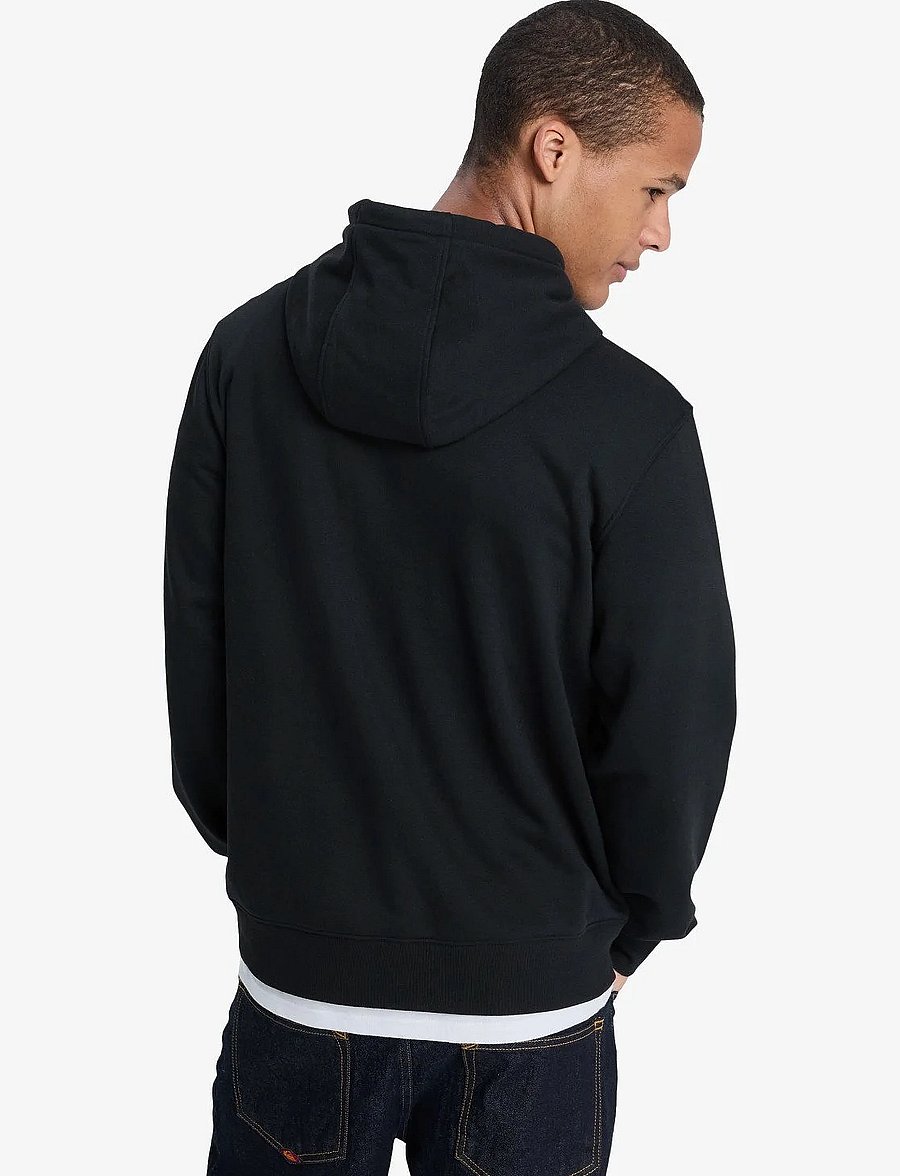 Quiksilver - COMP LOGO HOODIE - huvtröjor - black - 3
