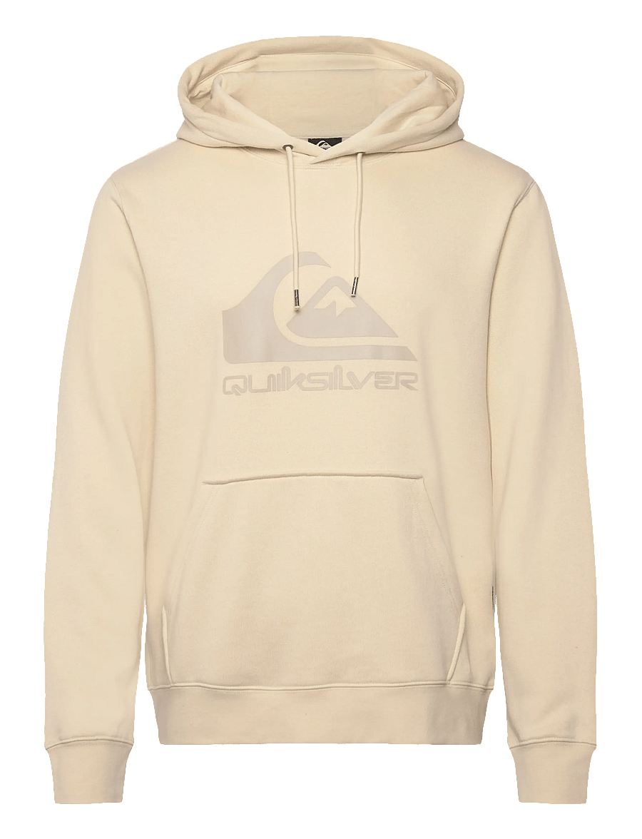 Quiksilver - COMP LOGO HOODIE - huvtröjor - bone white - 1