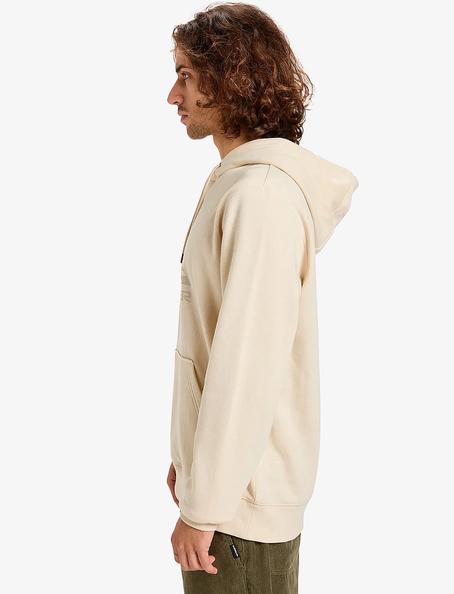 Quiksilver - COMP LOGO HOODIE - huvtröjor - bone white - 5