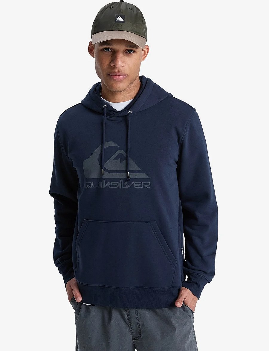 Quiksilver - COMP LOGO HOODIE - sweatshirts - dark navy - 0