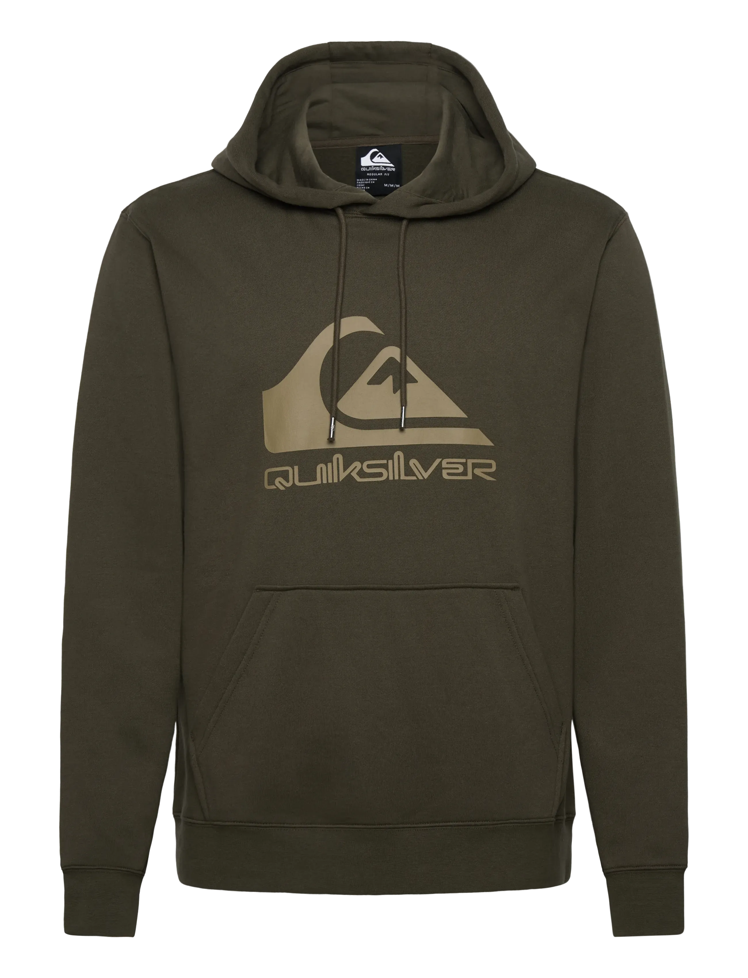 Quiksilver COMP LOGO HOODIE - Drabužiai - GRAPE LEAF / khaki/green