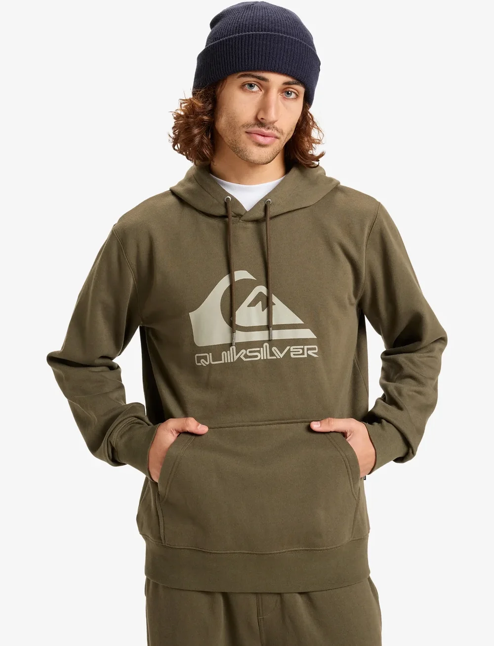 Quiksilver - COMP LOGO HOODIE - alussärgid - grape leaf - 0