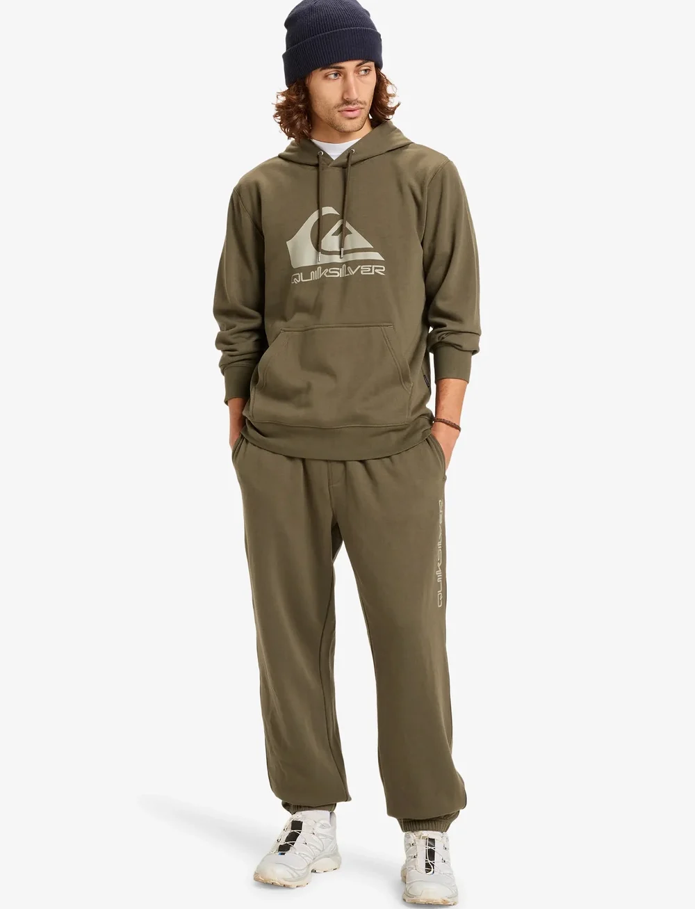 Quiksilver - COMP LOGO HOODIE - alussärgid - grape leaf - 4