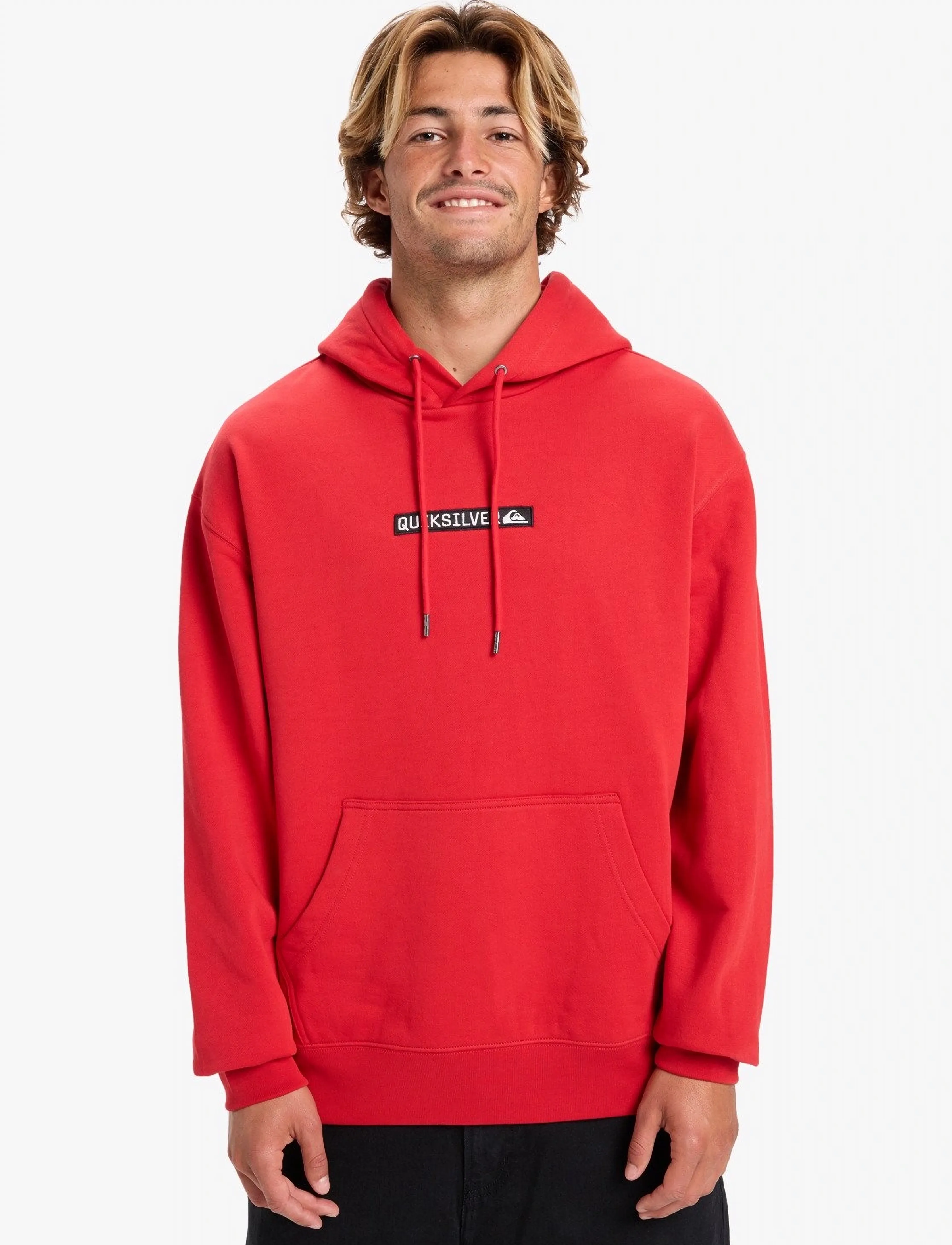 Quiksilver DNA HOODIE - Truien en hoodies - SALSA / red