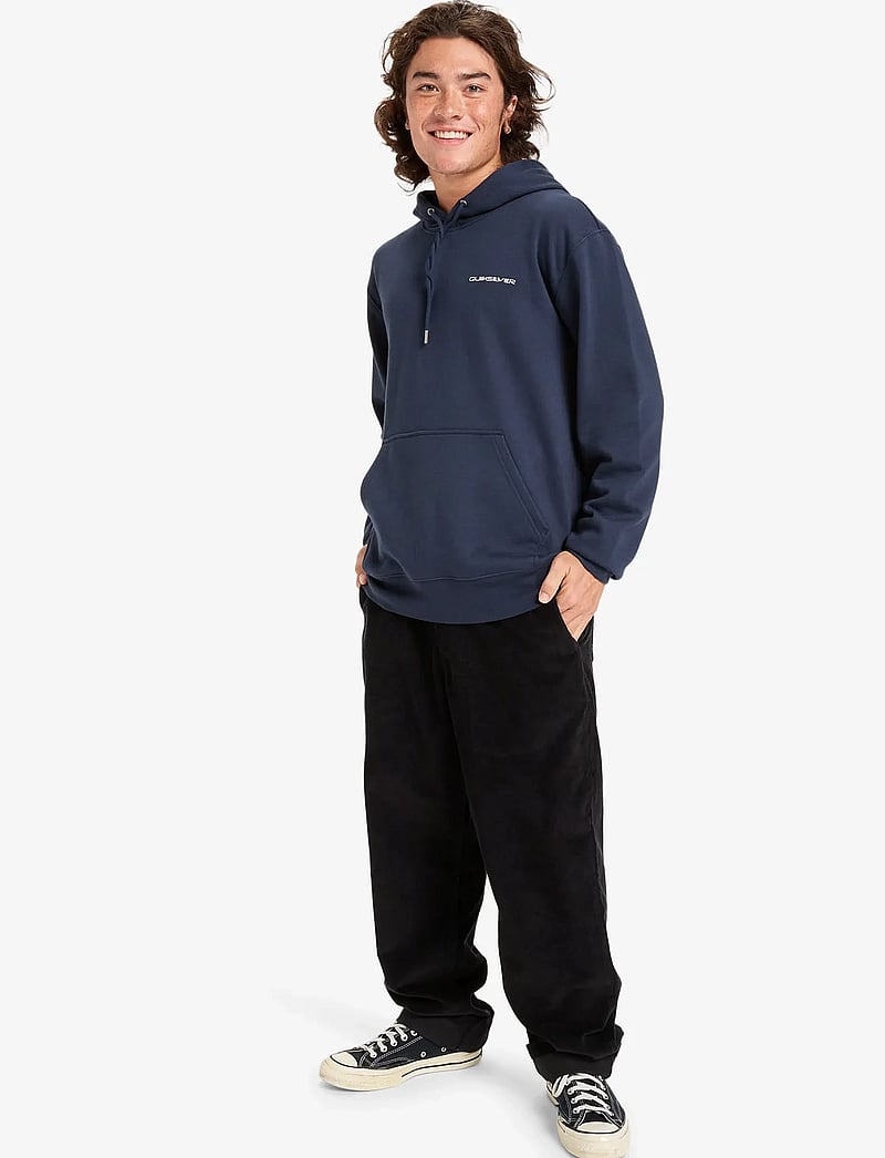 Quiksilver - GRAPHIC HOODIE - huvtröjor - dark navy - 4