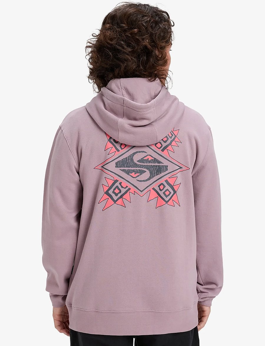 Quiksilver - GRAPHIC HOODIE - huvtröjor - elderberry - 3