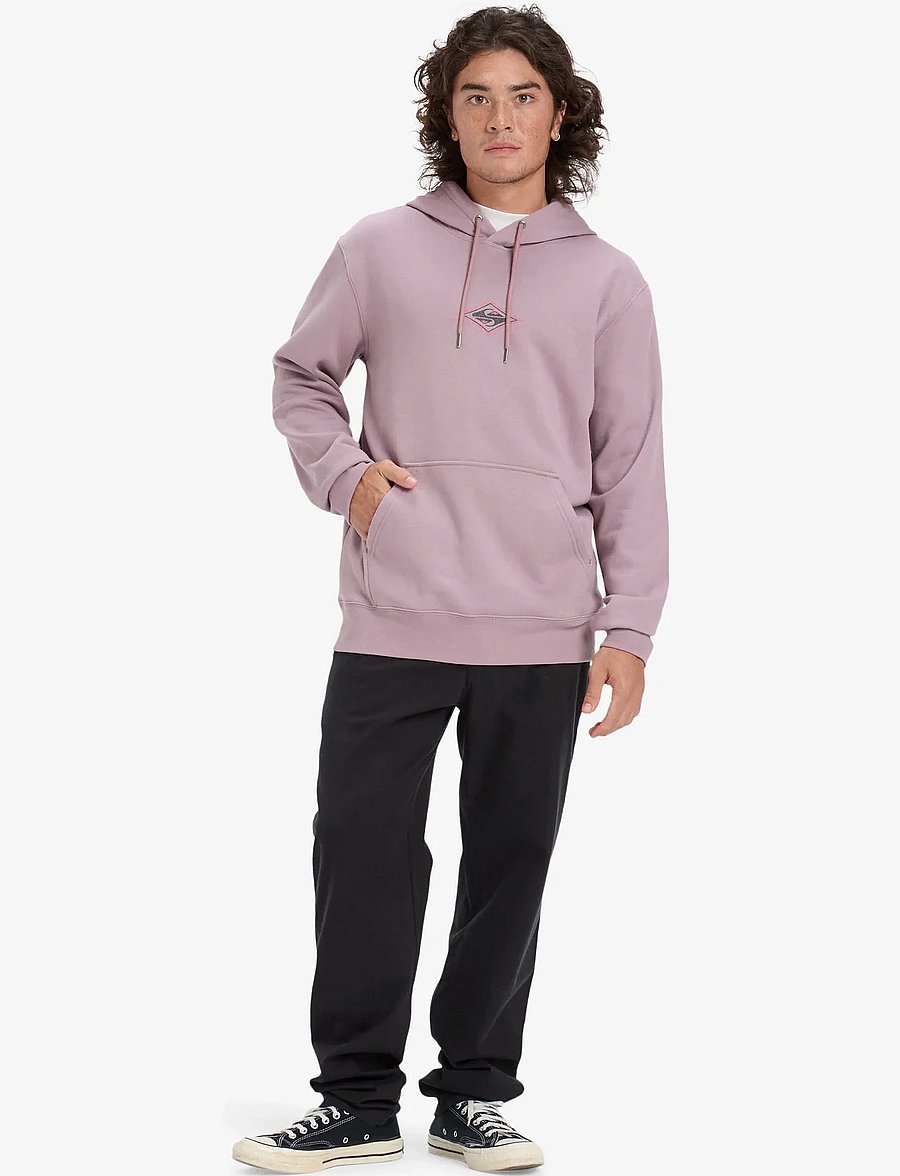 Quiksilver - GRAPHIC HOODIE - huvtröjor - elderberry - 4