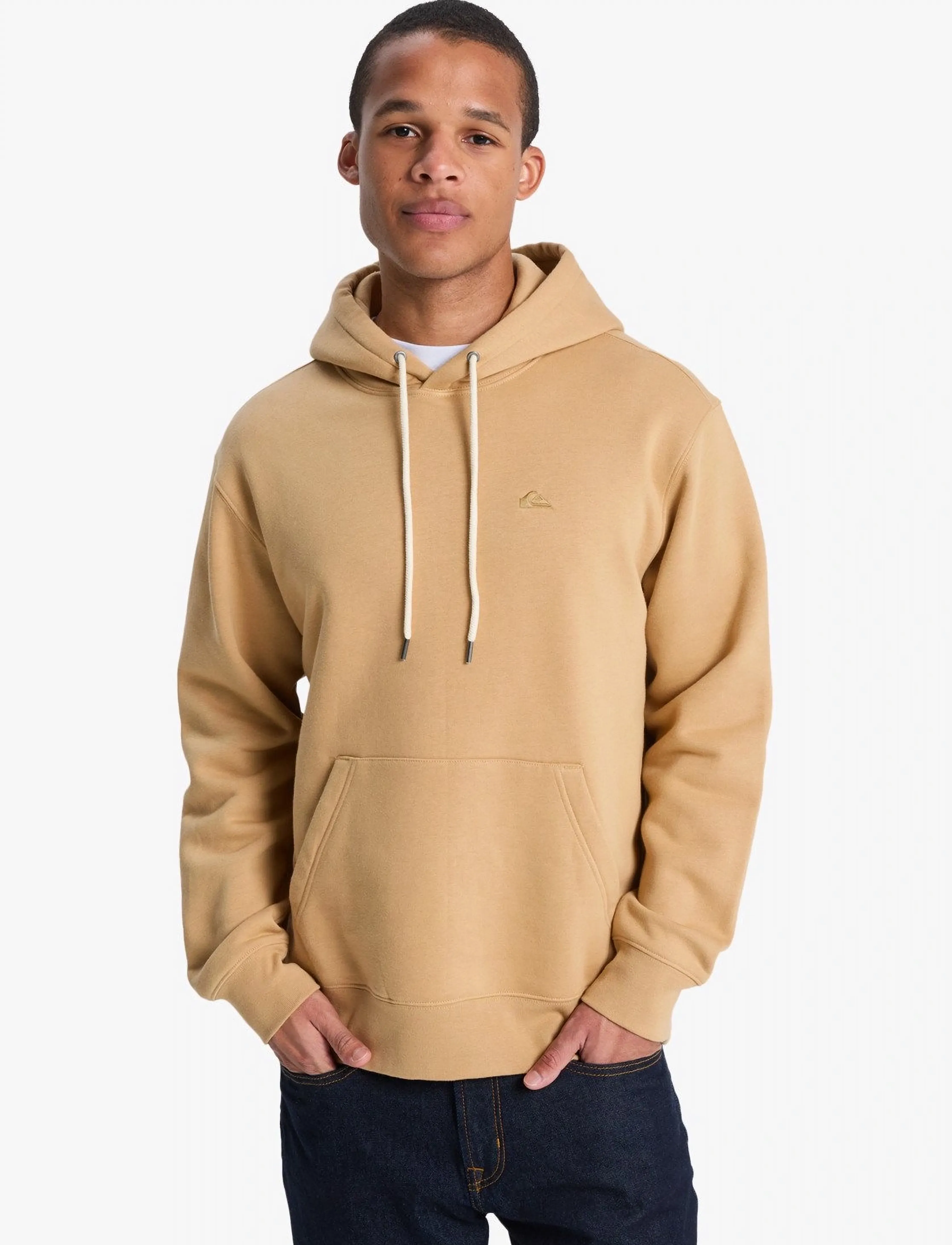 Quiksilver SALT WATER HOODIE - Hoodies - KHAKI / orange