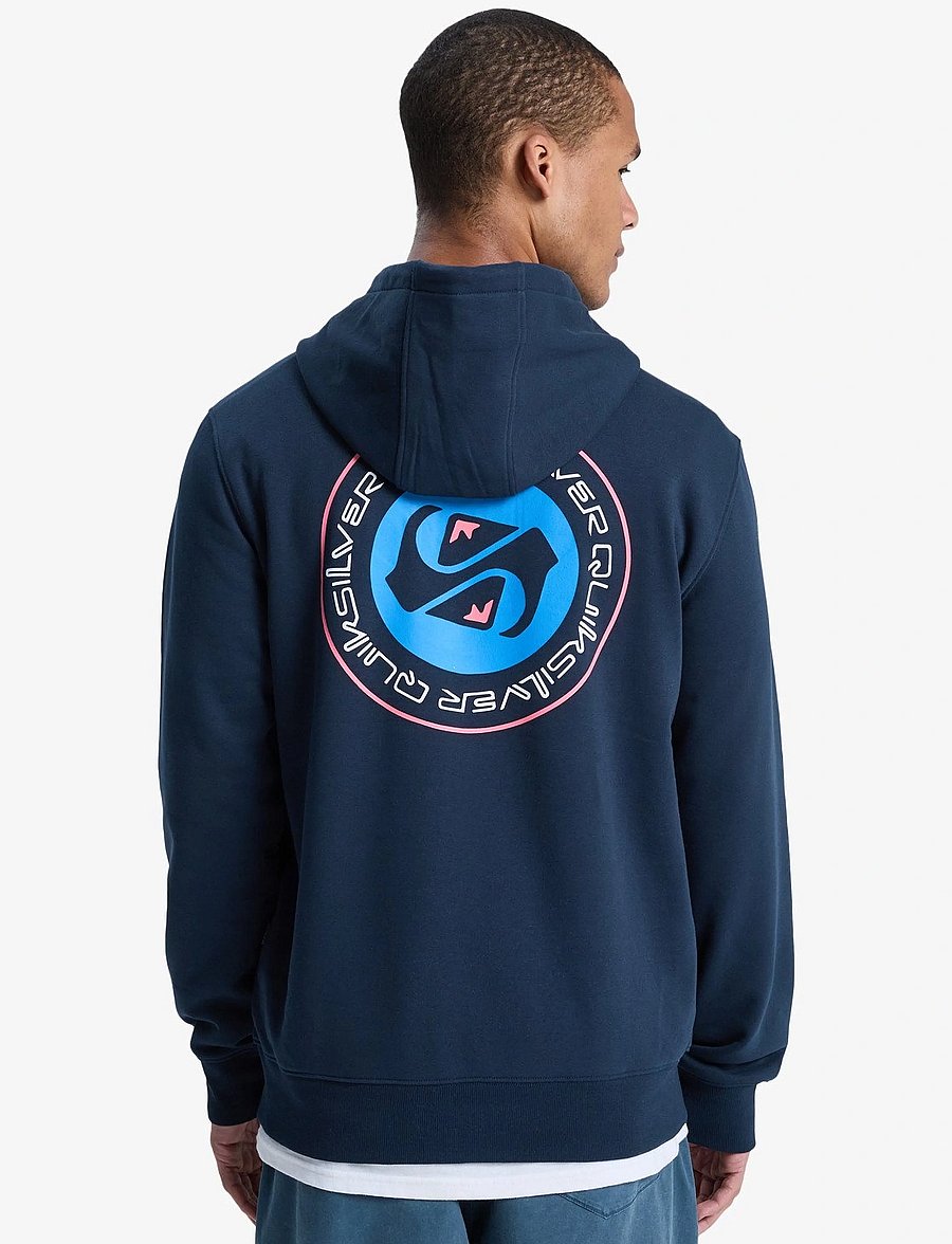 Quiksilver - GRAPHIC HOODIE - oberteile - dark navy - 3