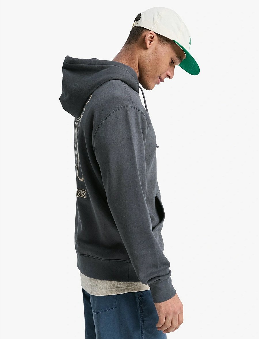 Quiksilver - SALT WATER GRAPHIC HOODIE - overdele - iron gate - 5