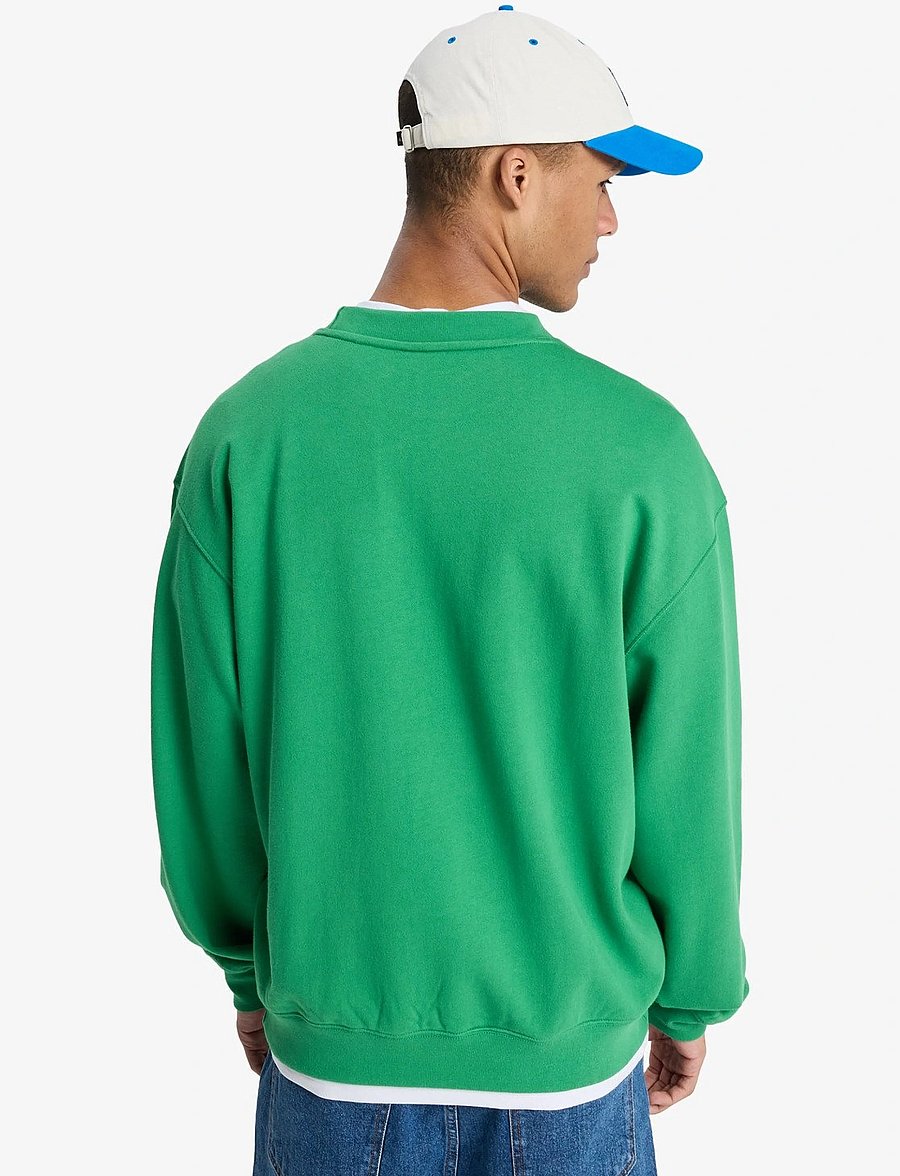 Quiksilver - NEW ICONIC CREW - oberteile - leprechaun - 3