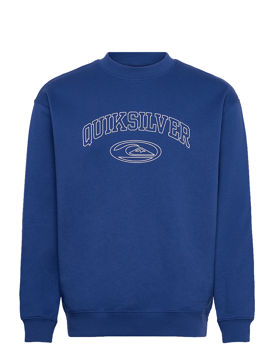 Quiksilver - NEW ICONIC CREW - oberteile - monaco blue - 1