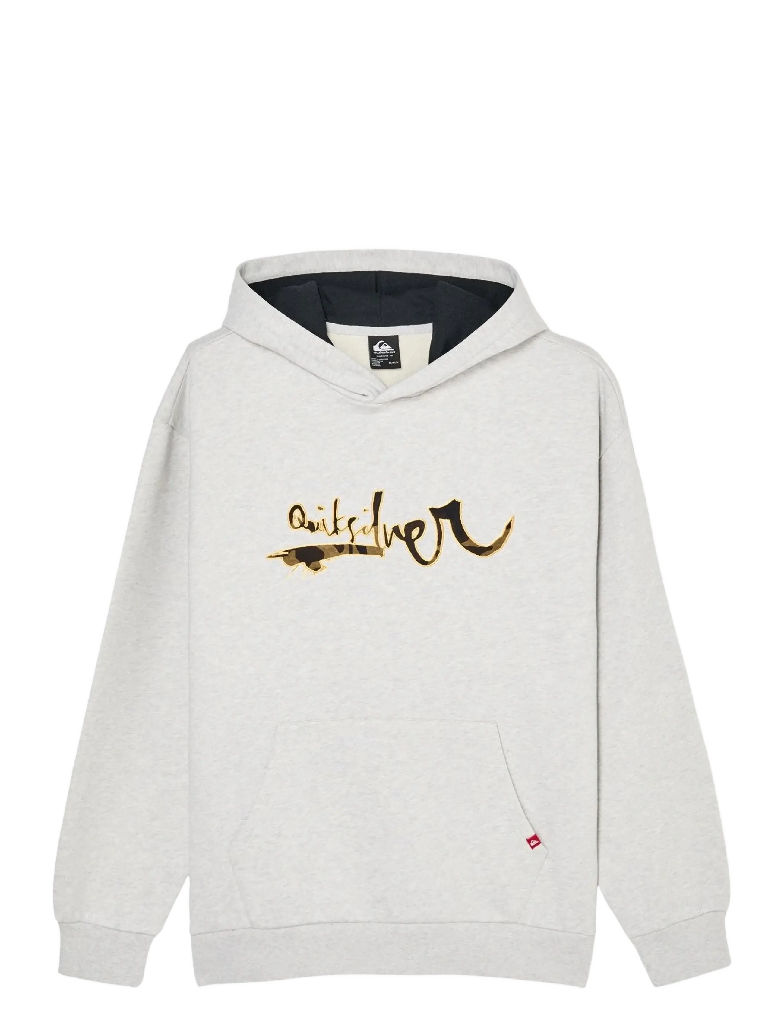 Quiksilver YG VORTEX HOOD - Oberteile - LIGHT GREY HEATHER / grey