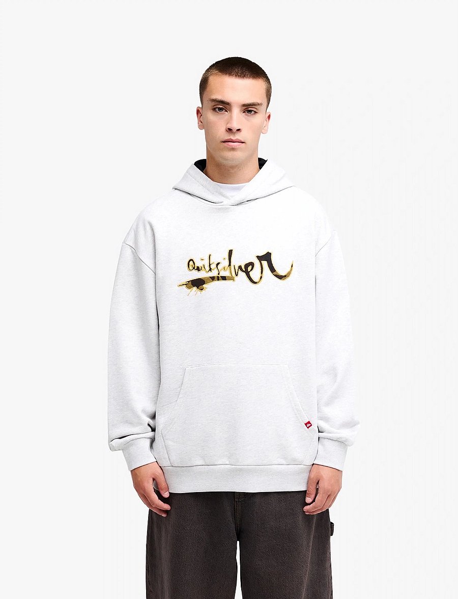 Quiksilver - YG VORTEX HOOD - light grey heather - 0