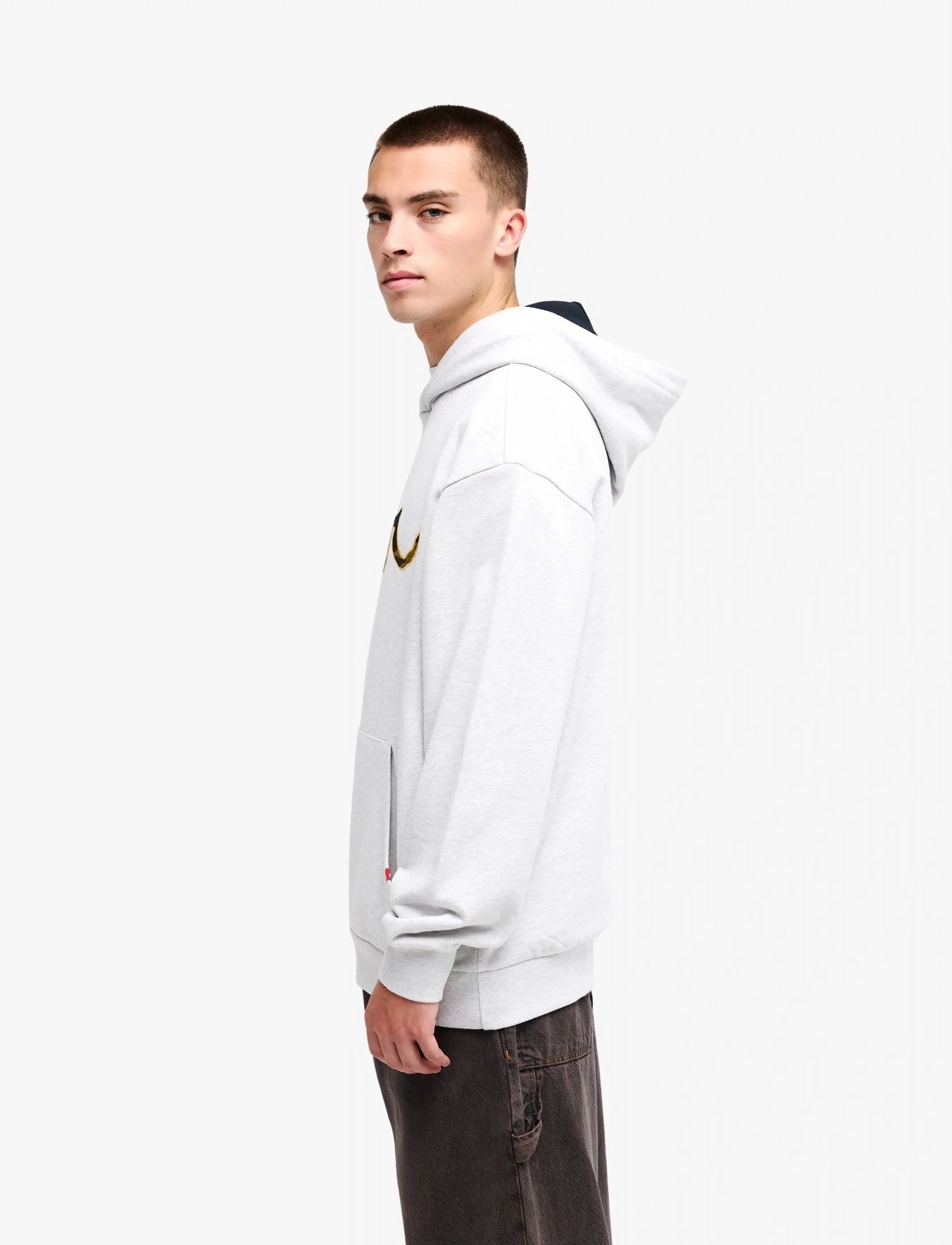 Quiksilver - YG VORTEX HOOD - light grey heather - 5
