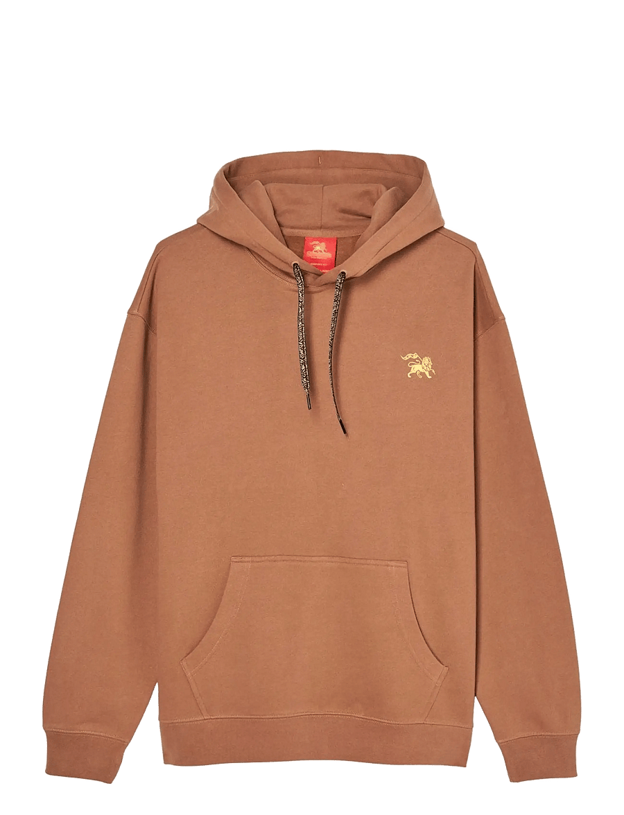 Quiksilver - BM ZION HOODIE - huvtröjor - rawhide - 1