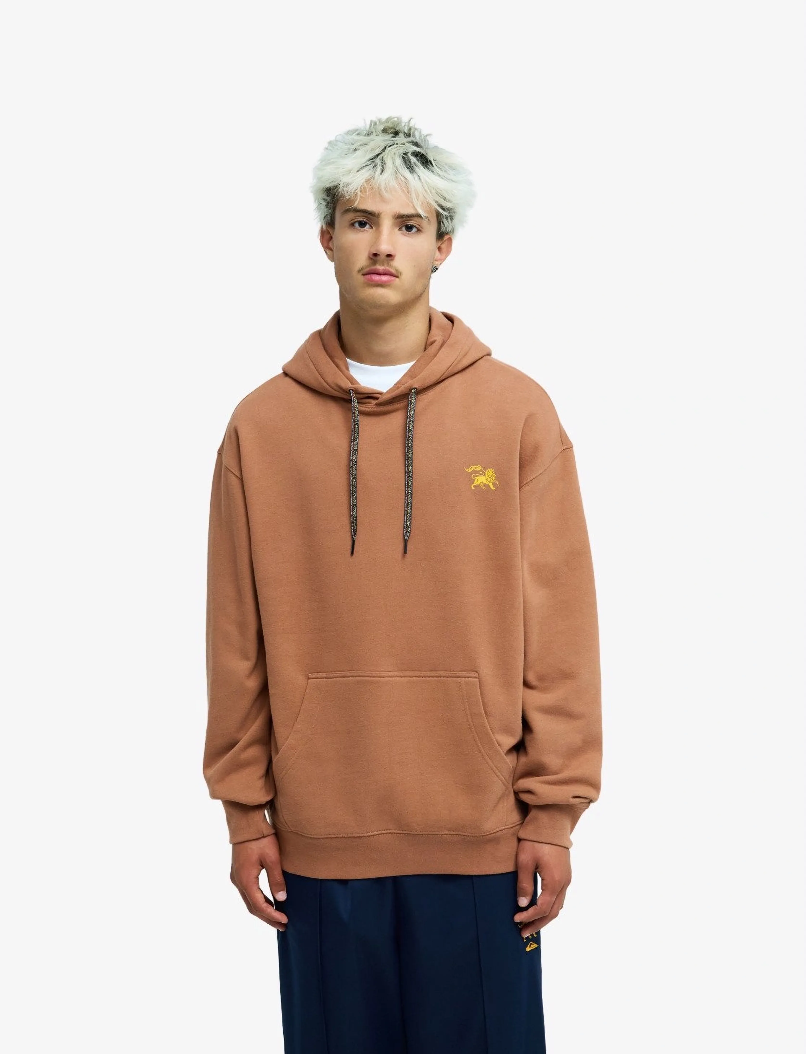 Quiksilver Bm Zion Hoodie, XL, Orange, Sport Sweatshirts & Hoodies > Sport Hoodies, Herre