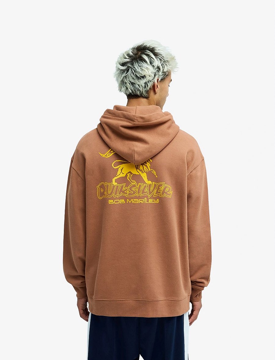 Quiksilver - BM ZION HOODIE - huvtröjor - rawhide - 3