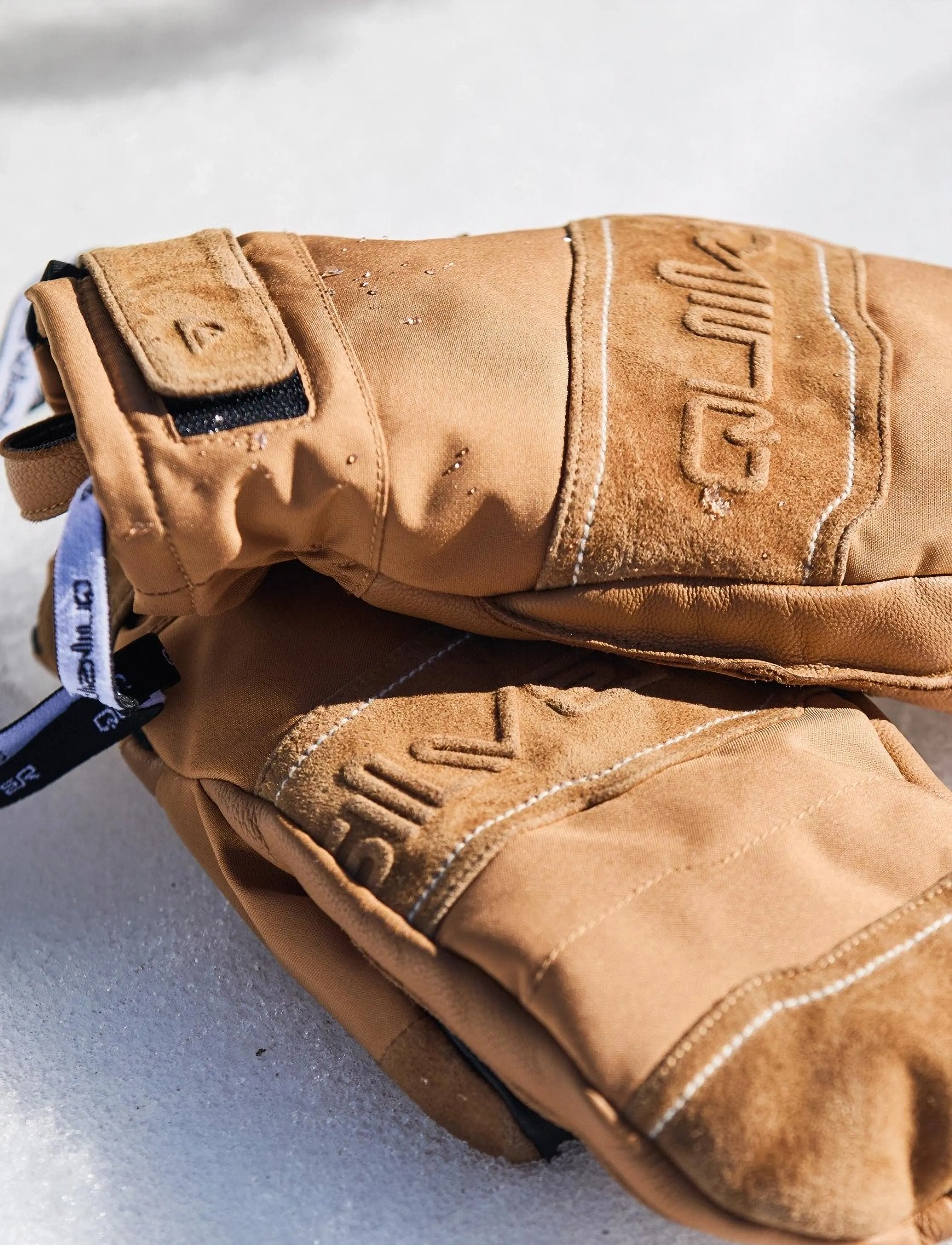 Quiksilver - SQUAD GLOVE - fingervantar - almond - 5