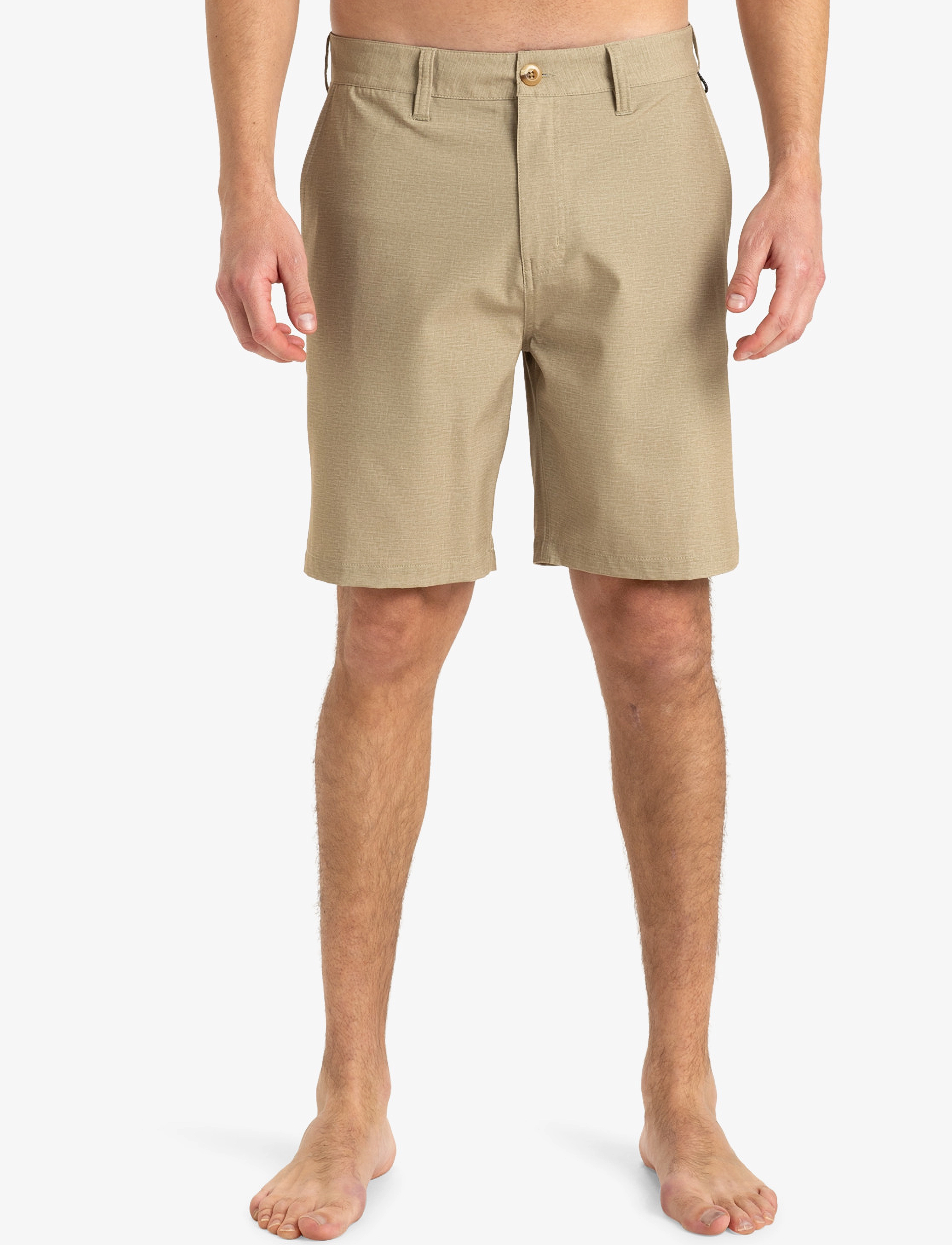 Quiksilver Union Heather Amph 19, 29, Beige, Sport Badetøj > Sport Swim Shorts, Herre