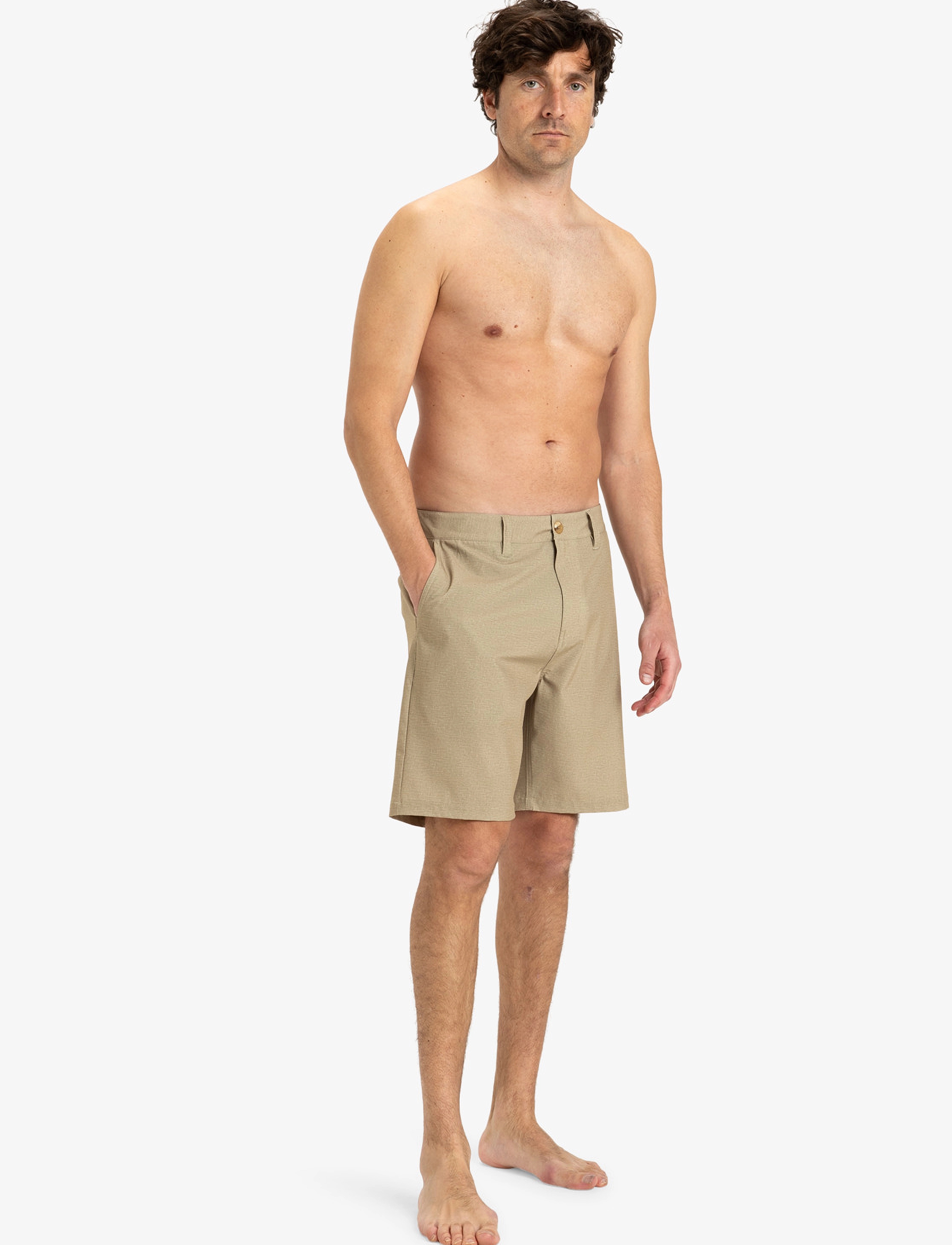 Quiksilver - UNION HEATHER AMPH 19 - bottoms - aloe heather - 4