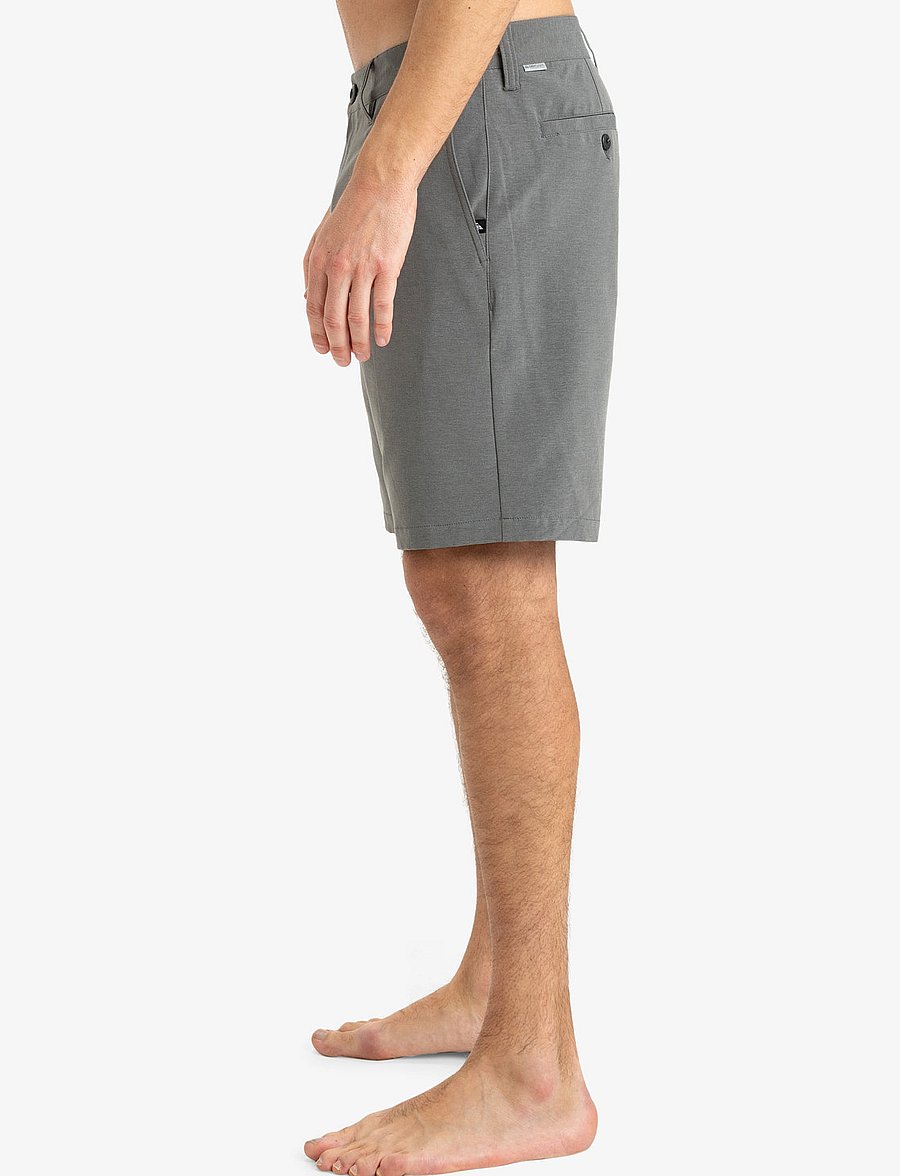 Quiksilver - UNION HEATHER AMPH 19 - freizeit shorts - black heather - 5