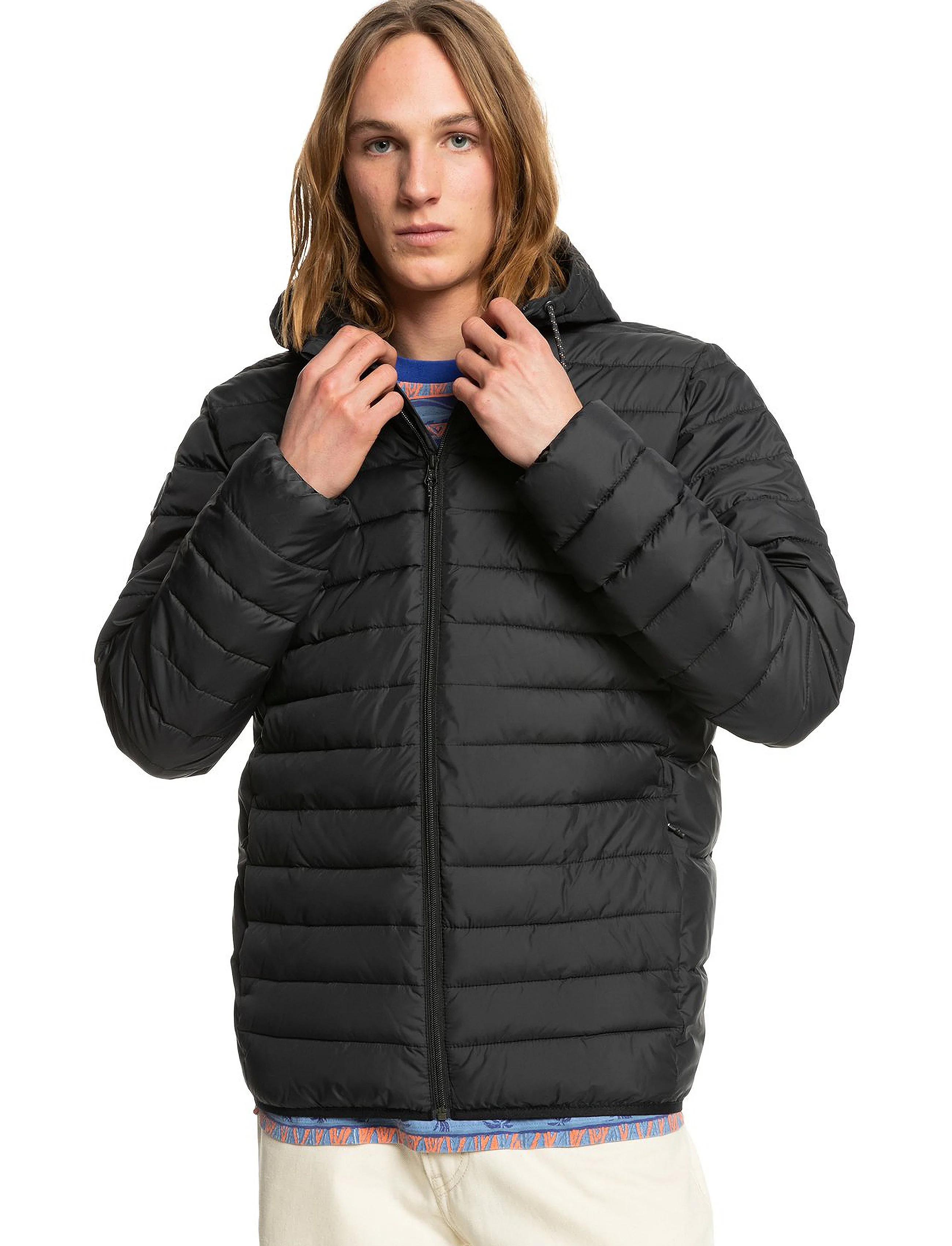 Quiksilver SCALY HOOD - Kleidung - BLACK / black